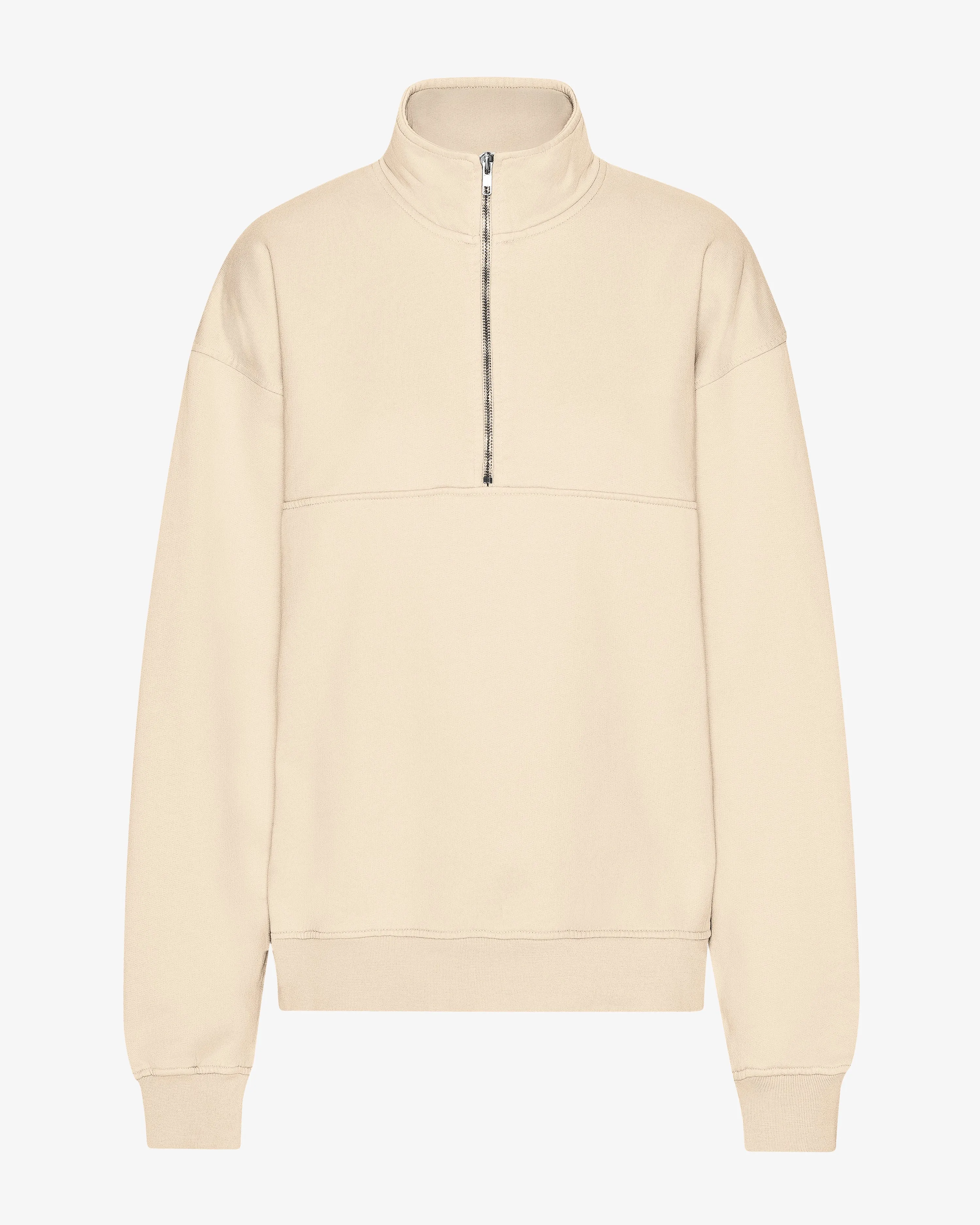 Organic Quarter Zip - Ivory White sold by Colorful Standard