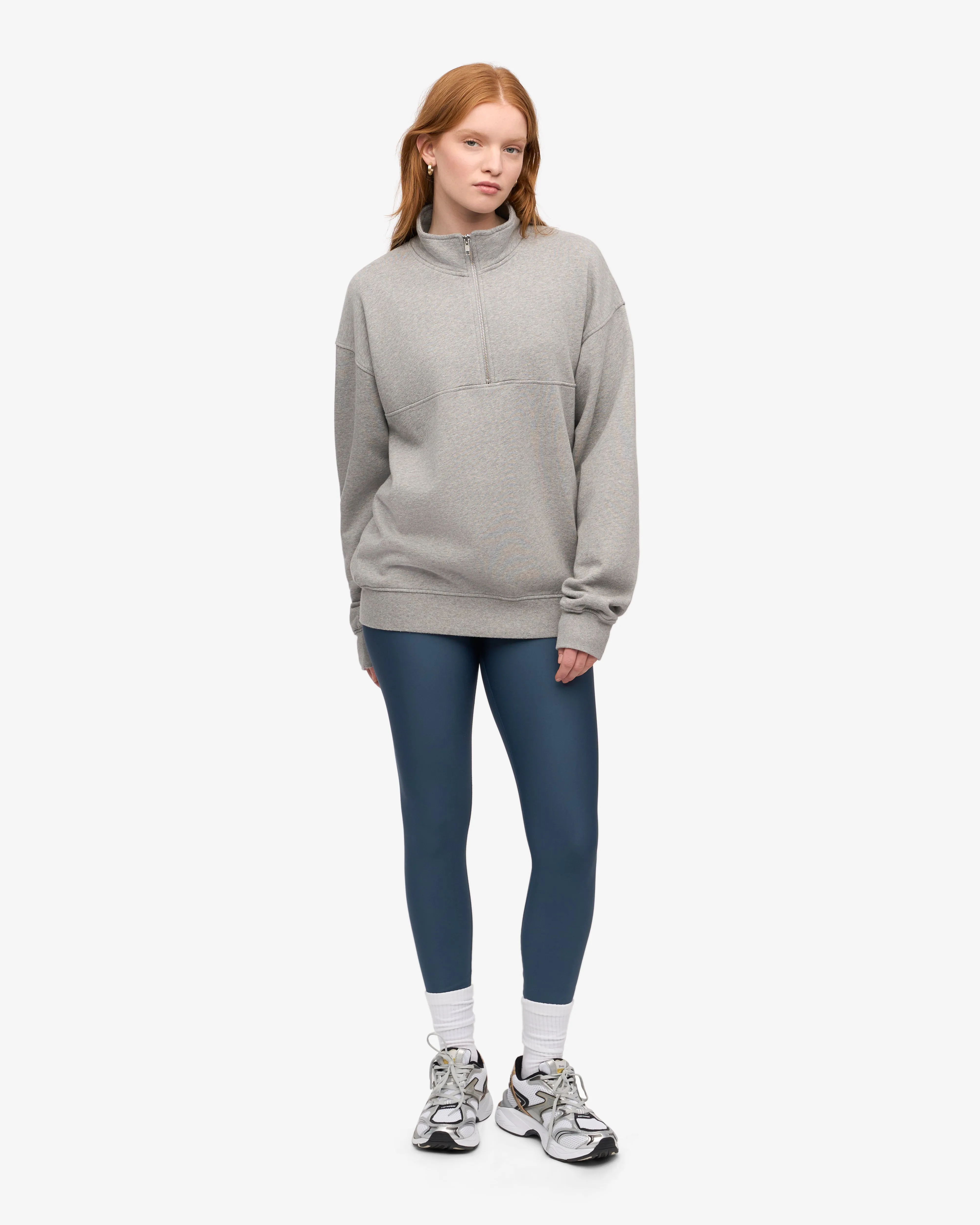 Organic Quarter Zip - Heather Grey sold by Colorful Standard product image thumbnail 5