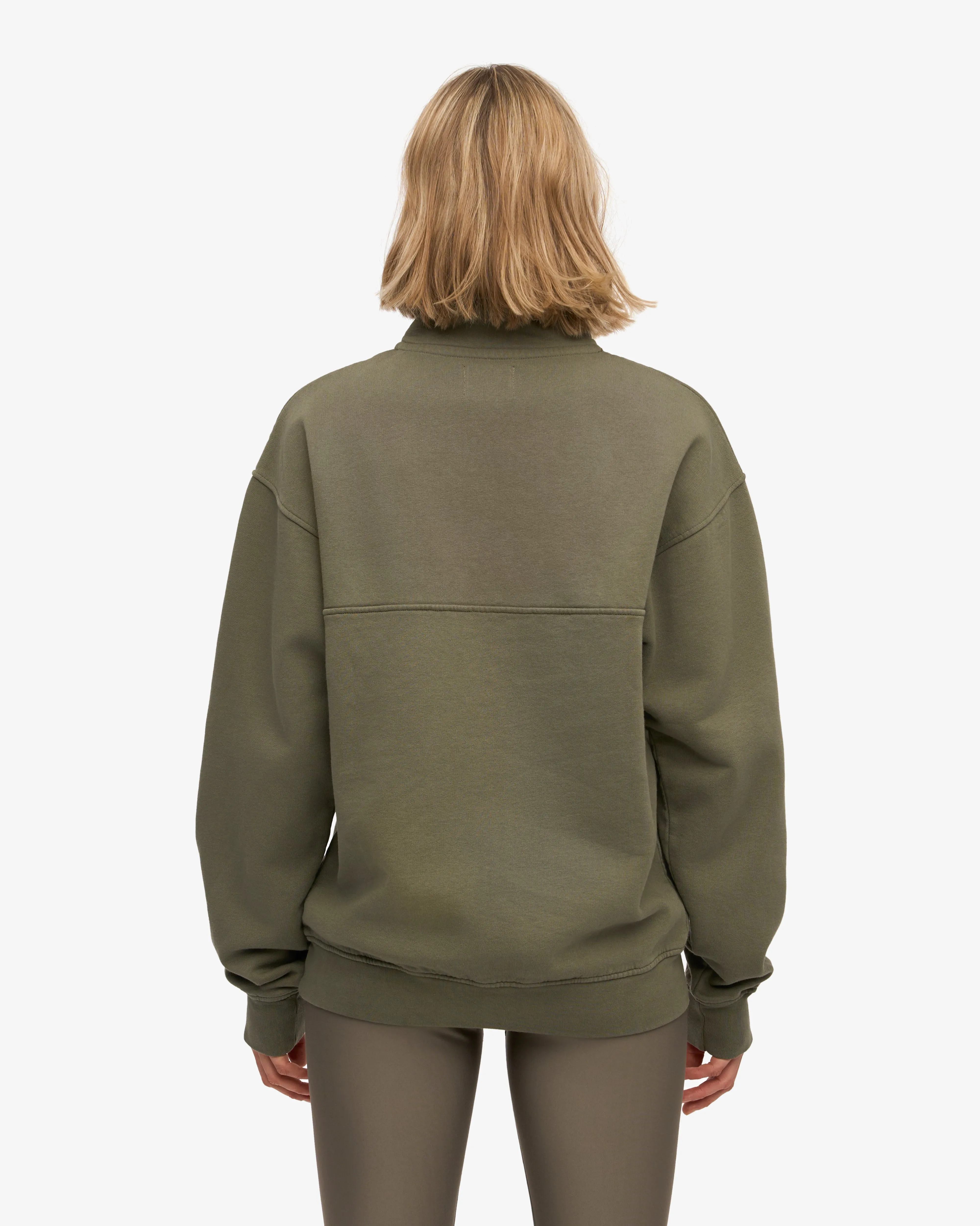 Organic Quarter Zip - Dusty Olive sold by Colorful Standard product image thumbnail 4