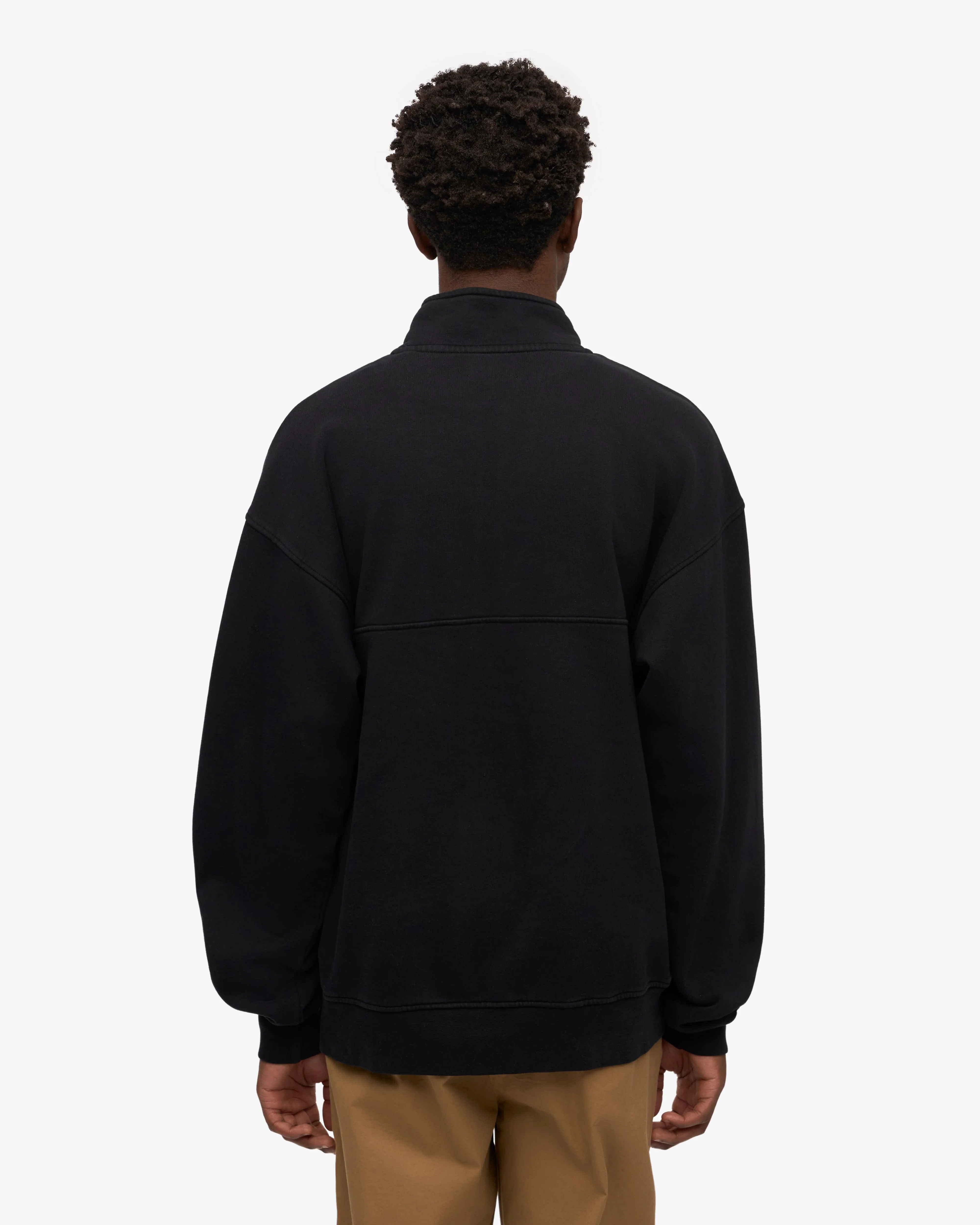 Organic Quarter Zip - Deep Black sold by Colorful Standard product image thumbnail 4