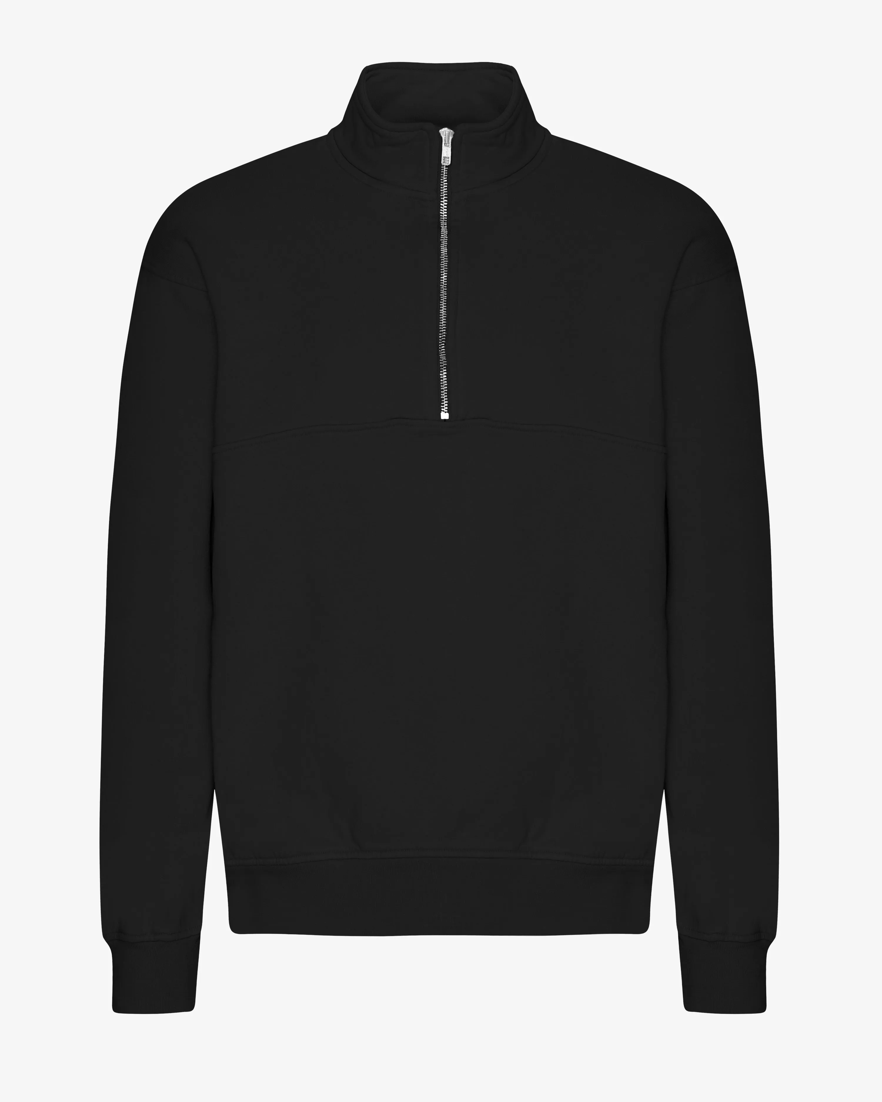 Organic Quarter Zip - Deep Black sold by Colorful Standard