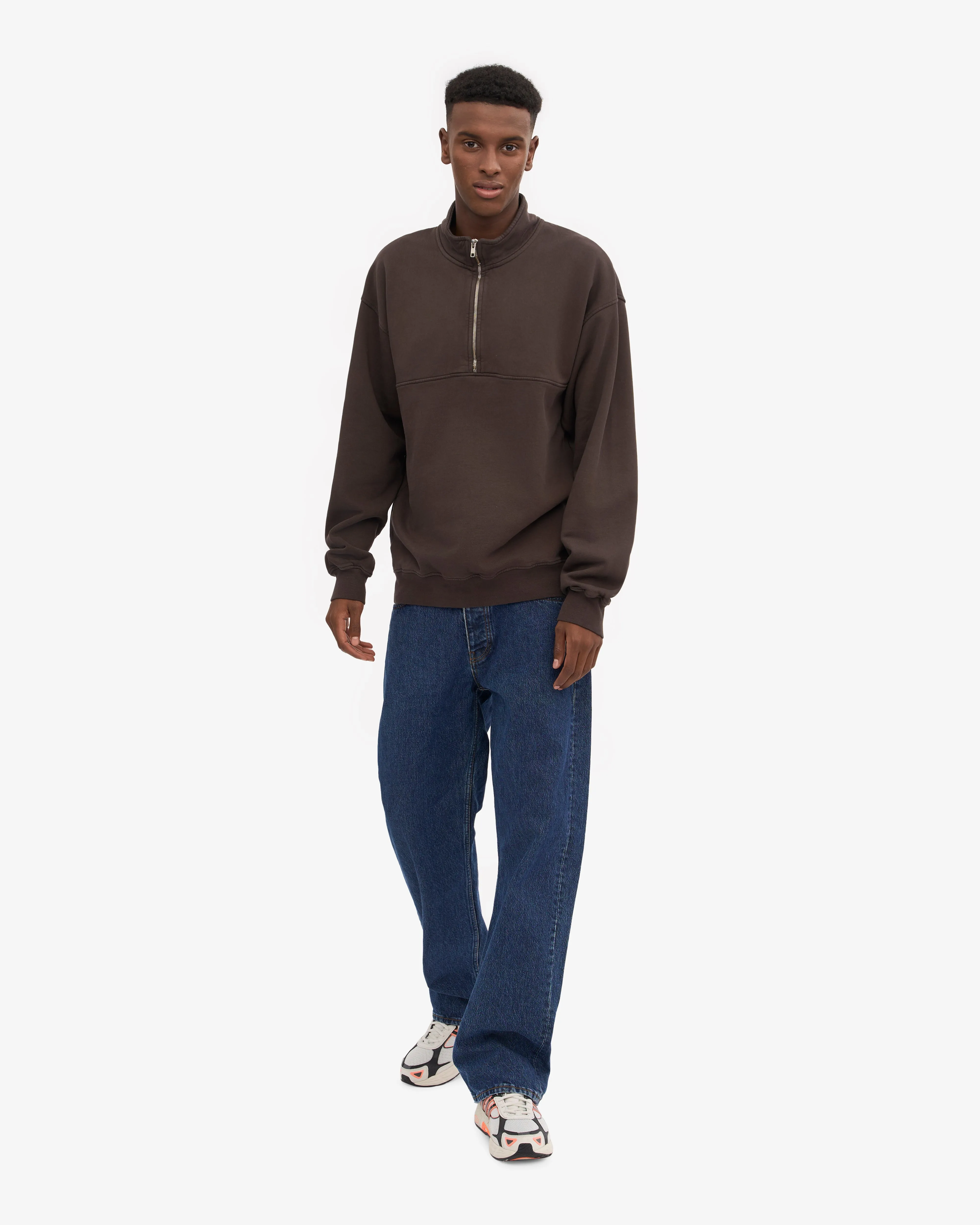 Organic Quarter Zip - Coffee Brown sold by Colorful Standard product image thumbnail 5