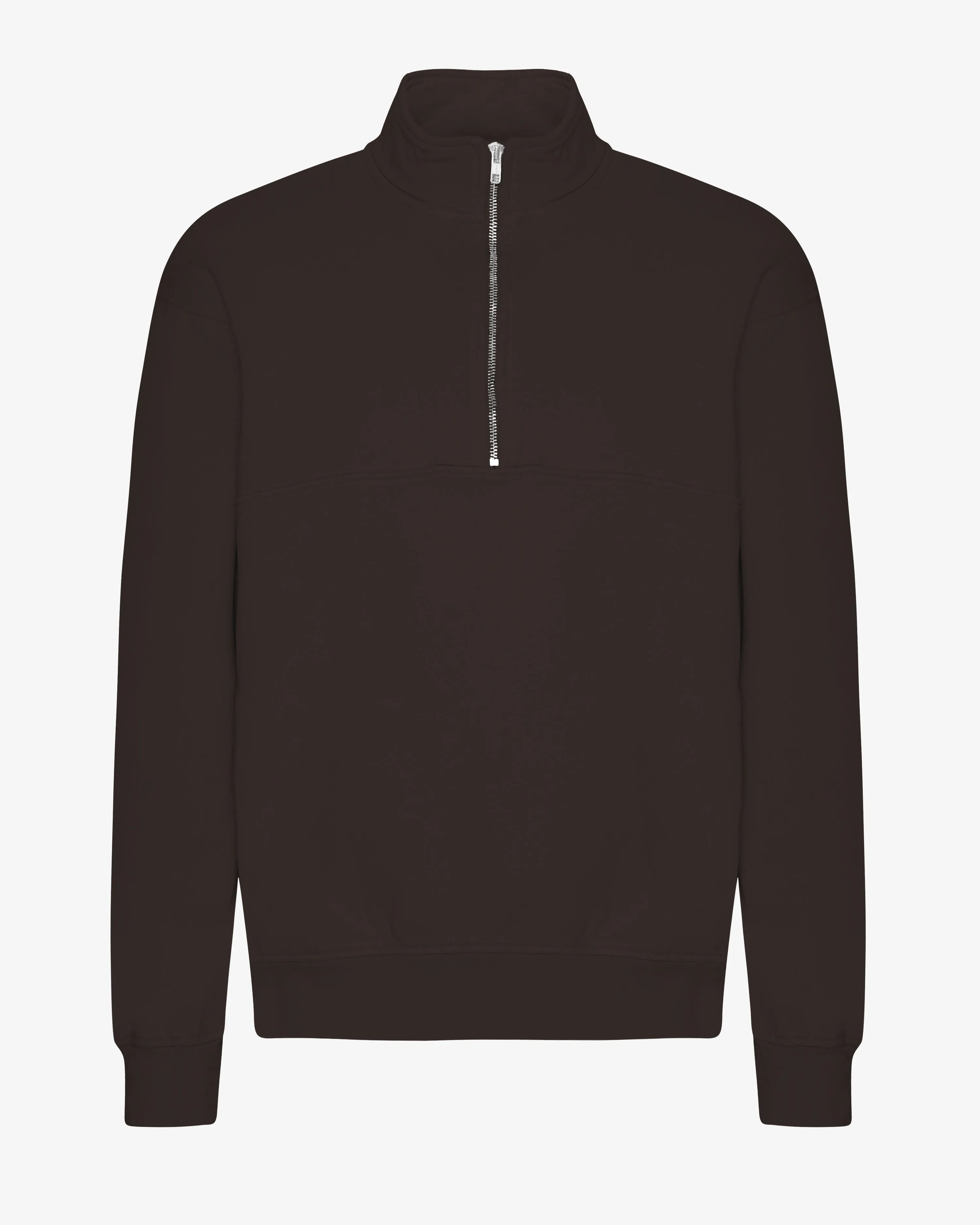 Organic Quarter Zip - Coffee Brown sold by Colorful Standard