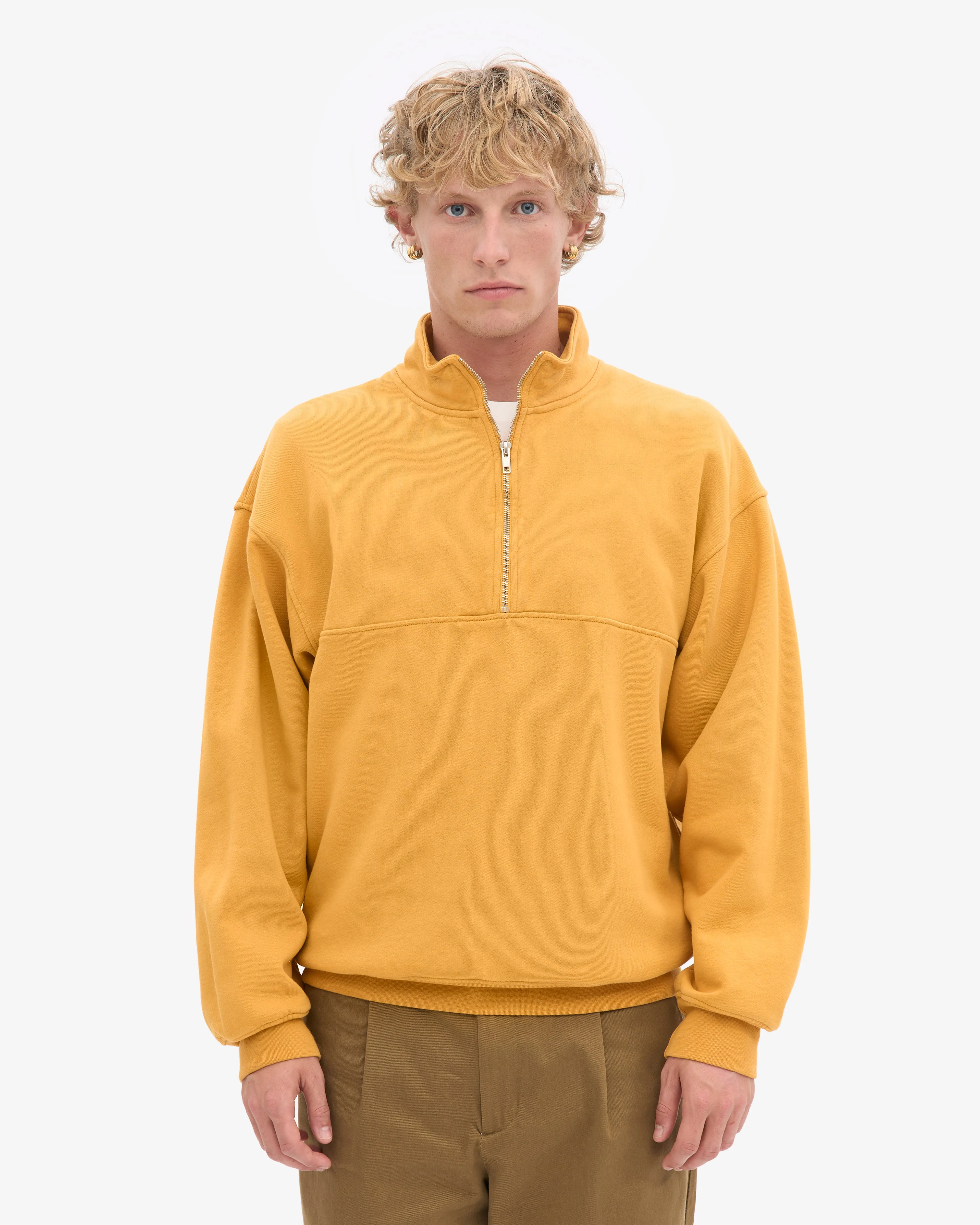 Organic Quarter Zip - Burned Yellow sold by Colorful Standard product image thumbnail 2