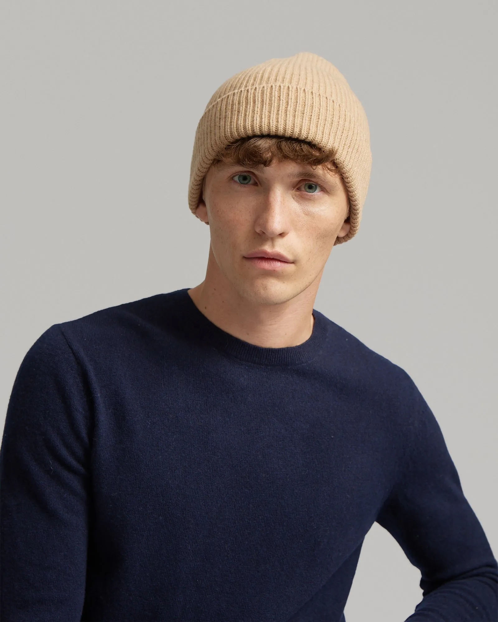 Merino Wool Beanie - Warm Taupe sold by Colorful Standard product image thumbnail 4