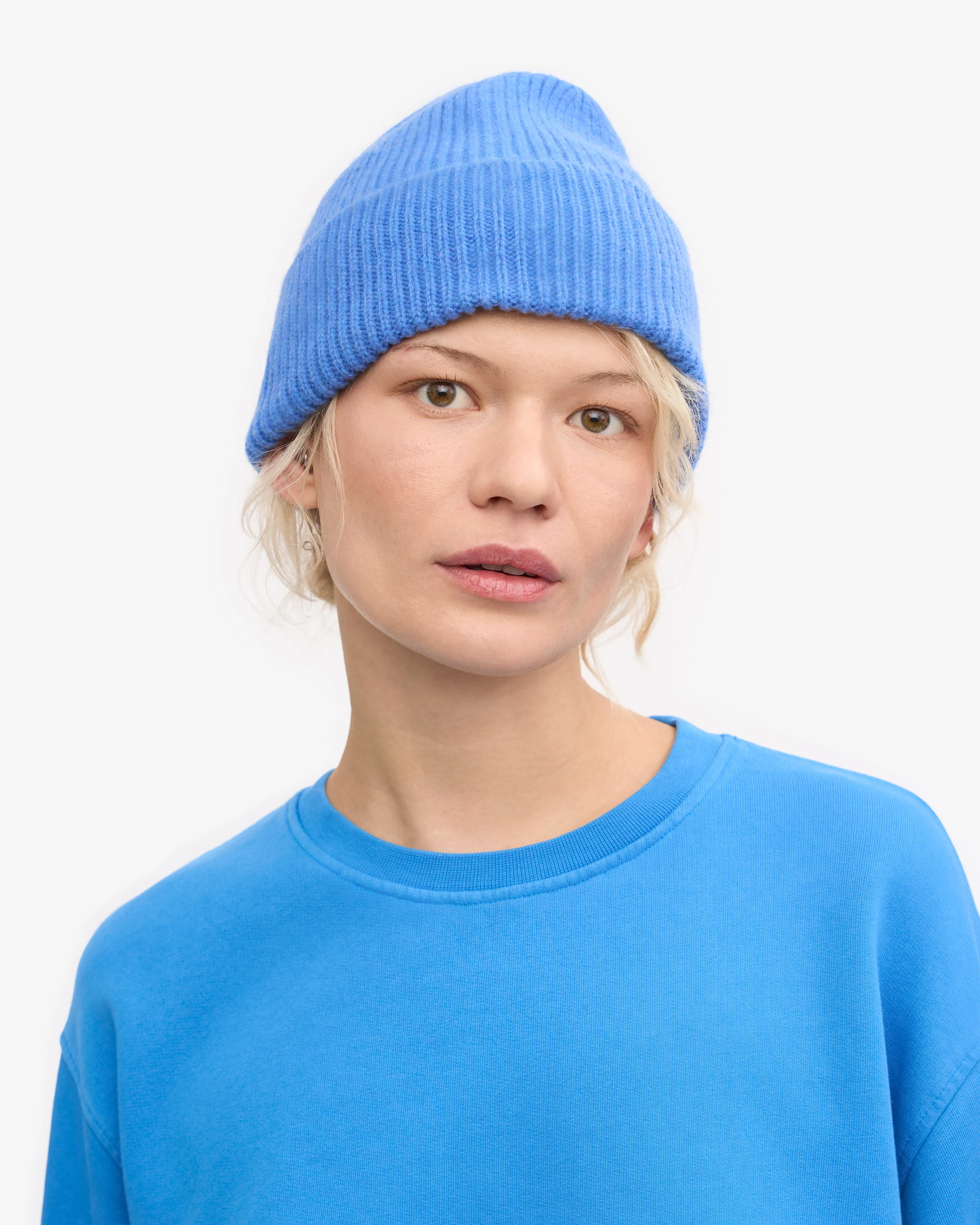 Merino Wool Beanie - Pacific Blue sold by Colorful Standard product image thumbnail 2