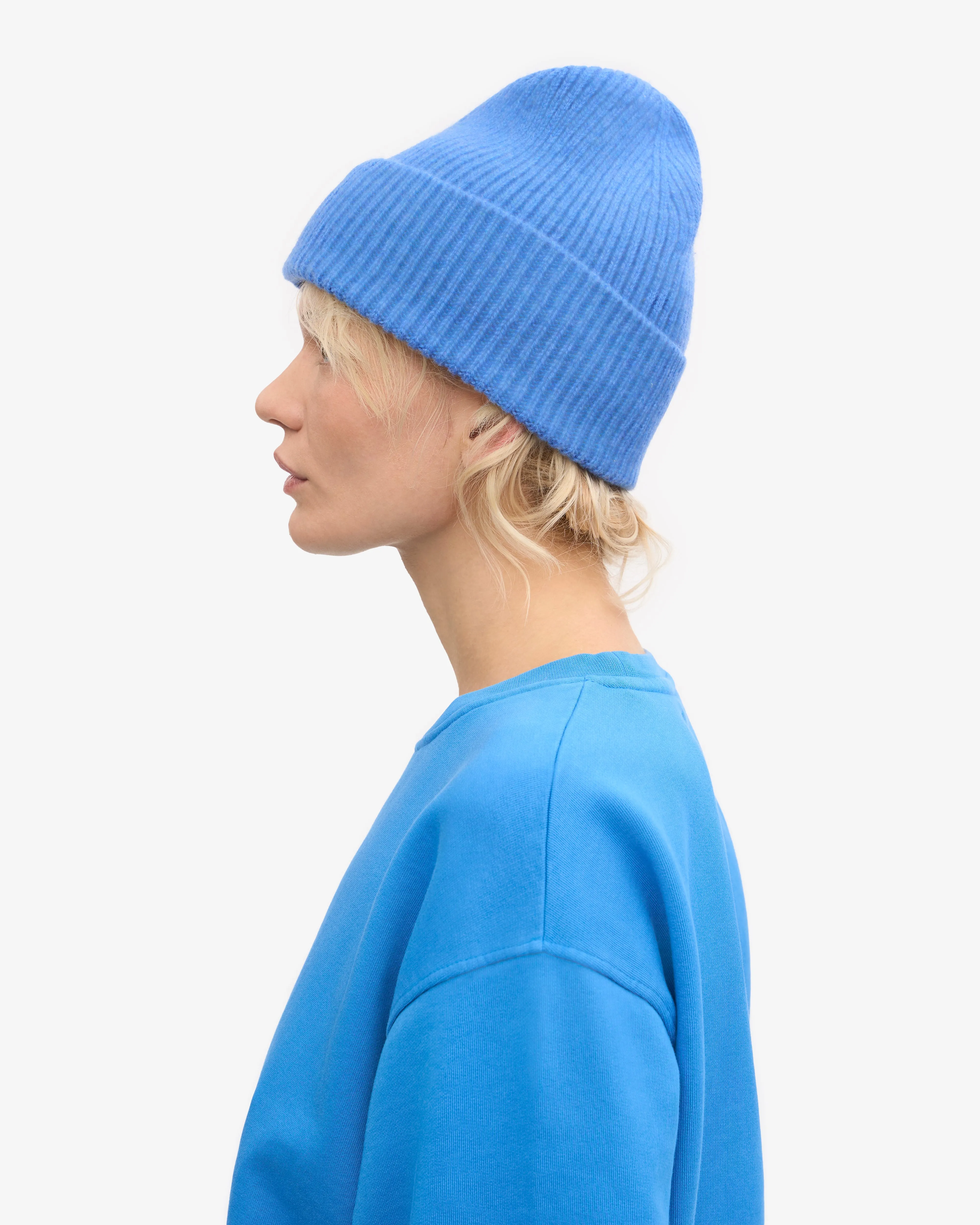 Merino Wool Beanie - Pacific Blue sold by Colorful Standard product image thumbnail 3