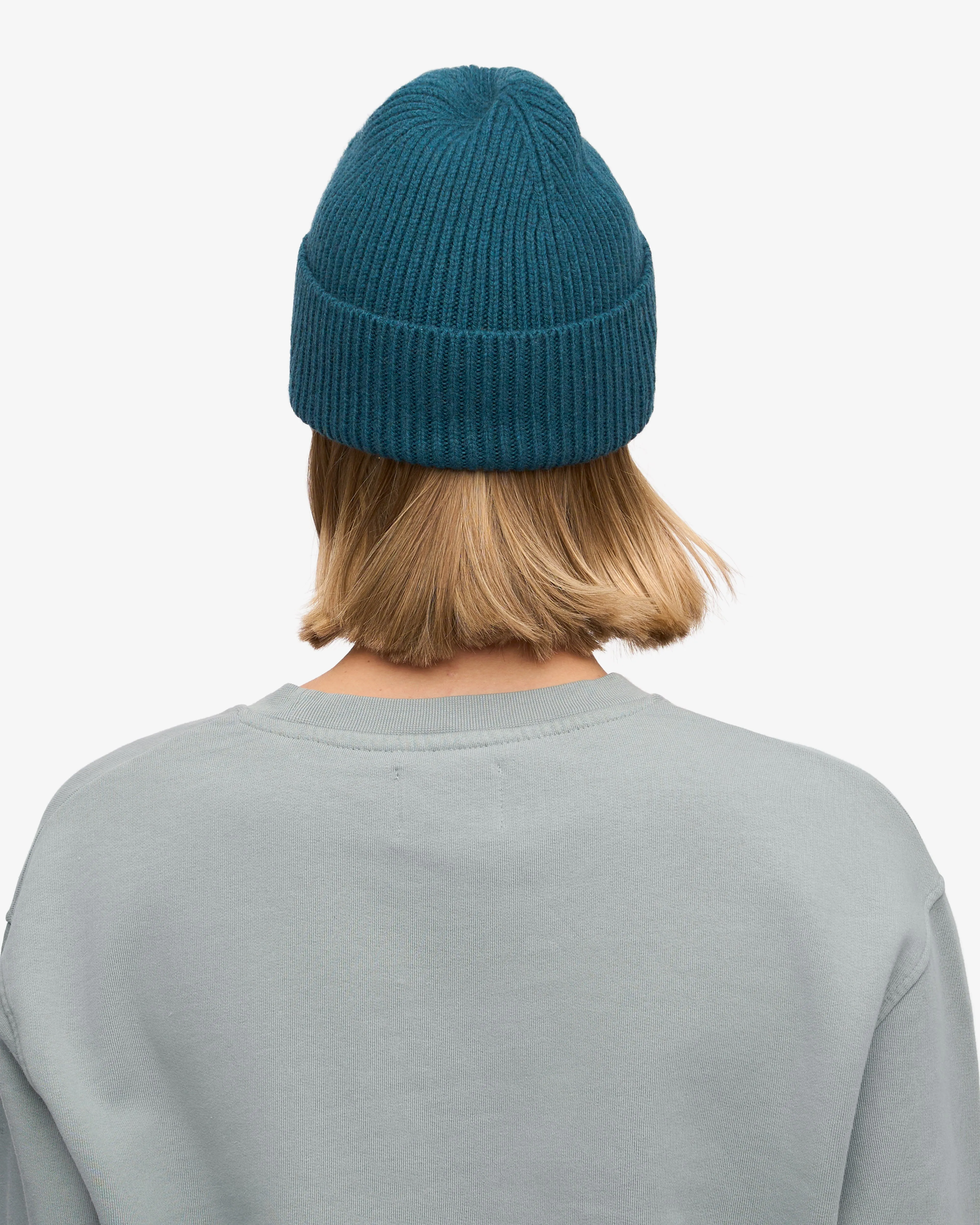 Merino Wool Beanie - Ocean Green sold by Colorful Standard product image thumbnail 4