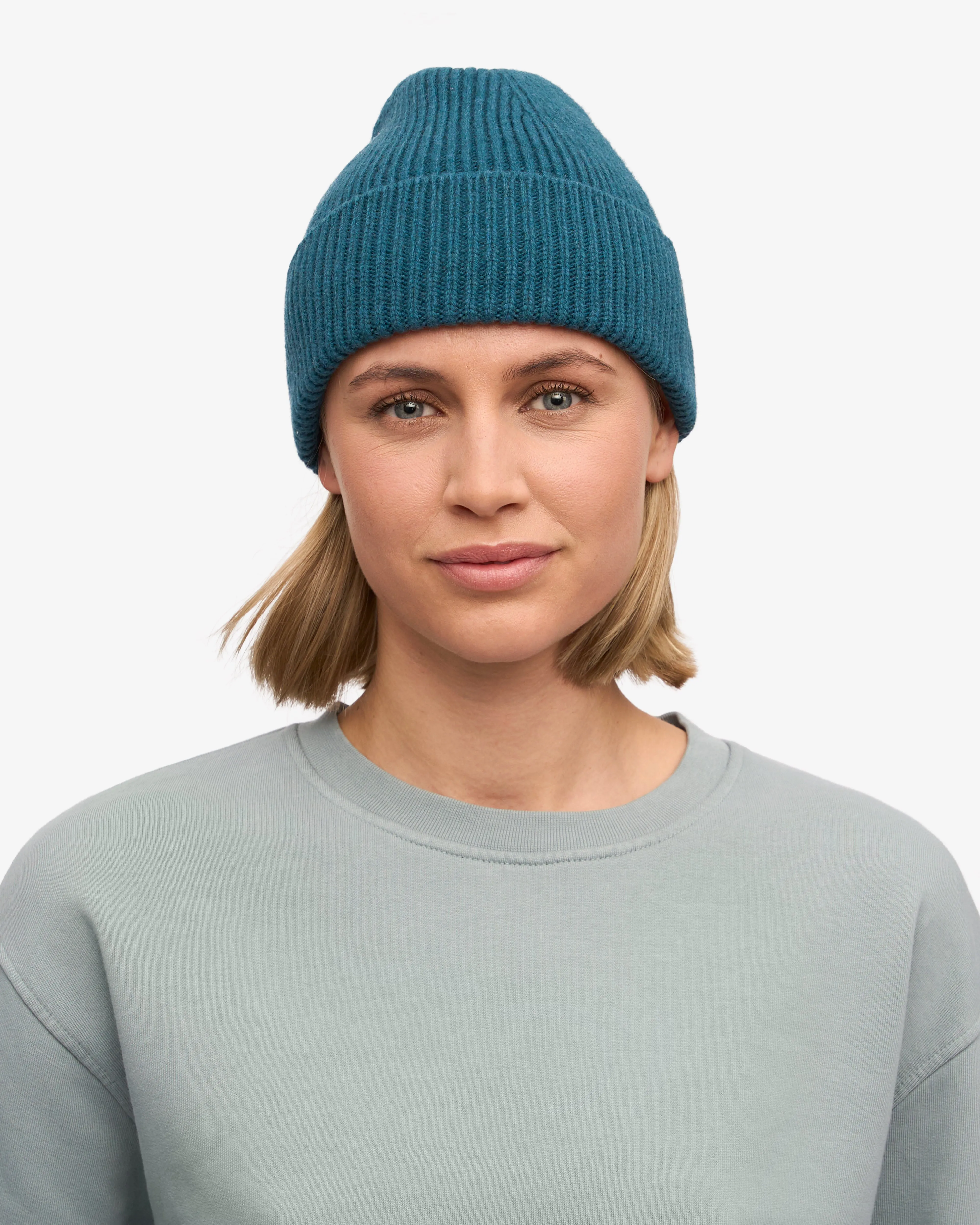 Merino Wool Beanie - Ocean Green sold by Colorful Standard product image thumbnail 2