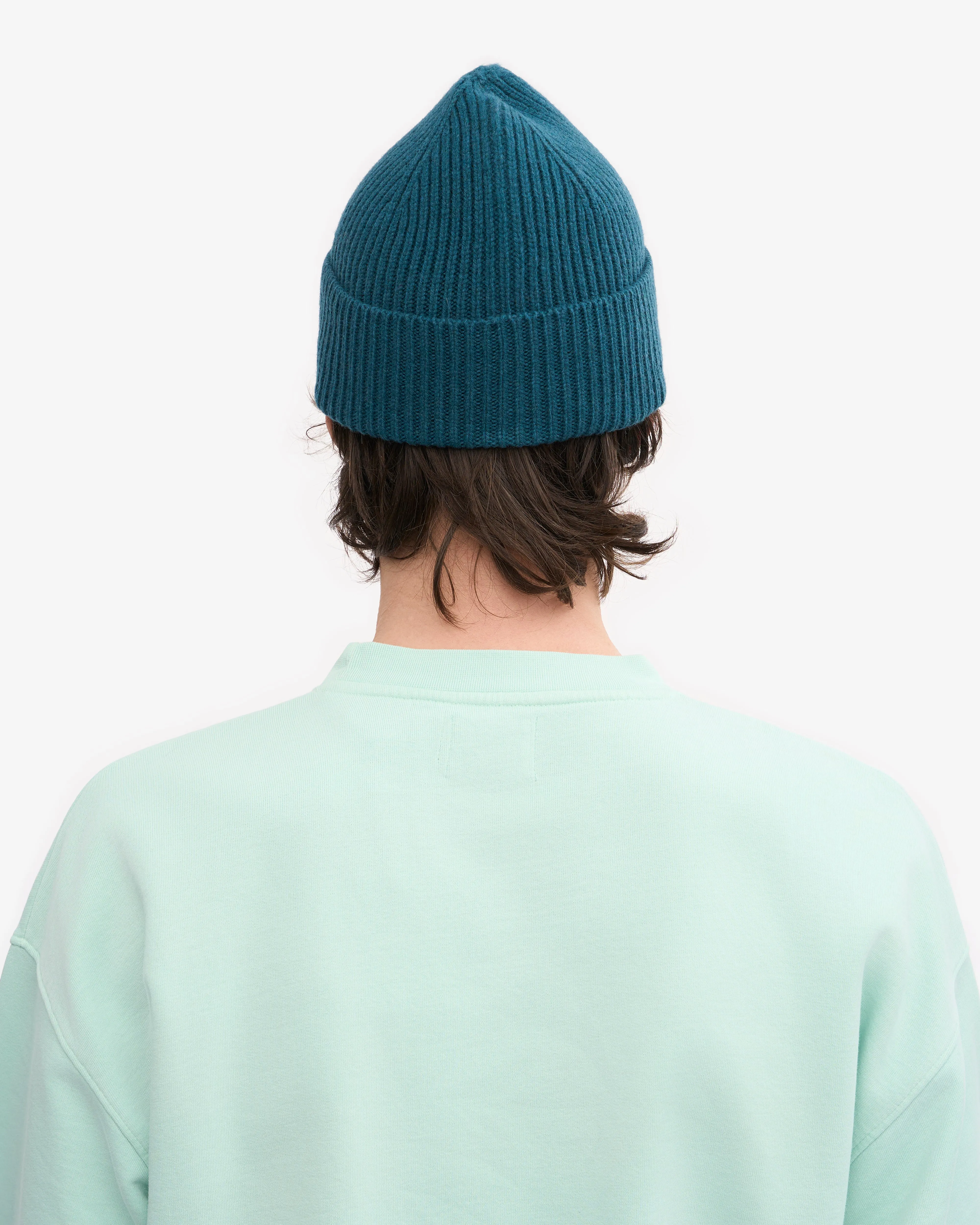 Merino Wool Beanie - Ocean Green sold by Colorful Standard product image thumbnail 4