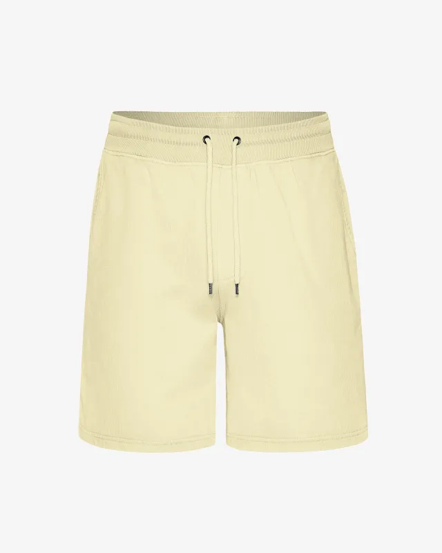 Classic Organic Sweatshorts - Soft Yellow sold by Colorful Standard