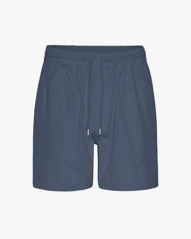Organic Twill Shorts - Petrol Blue sold by Colorful Standard