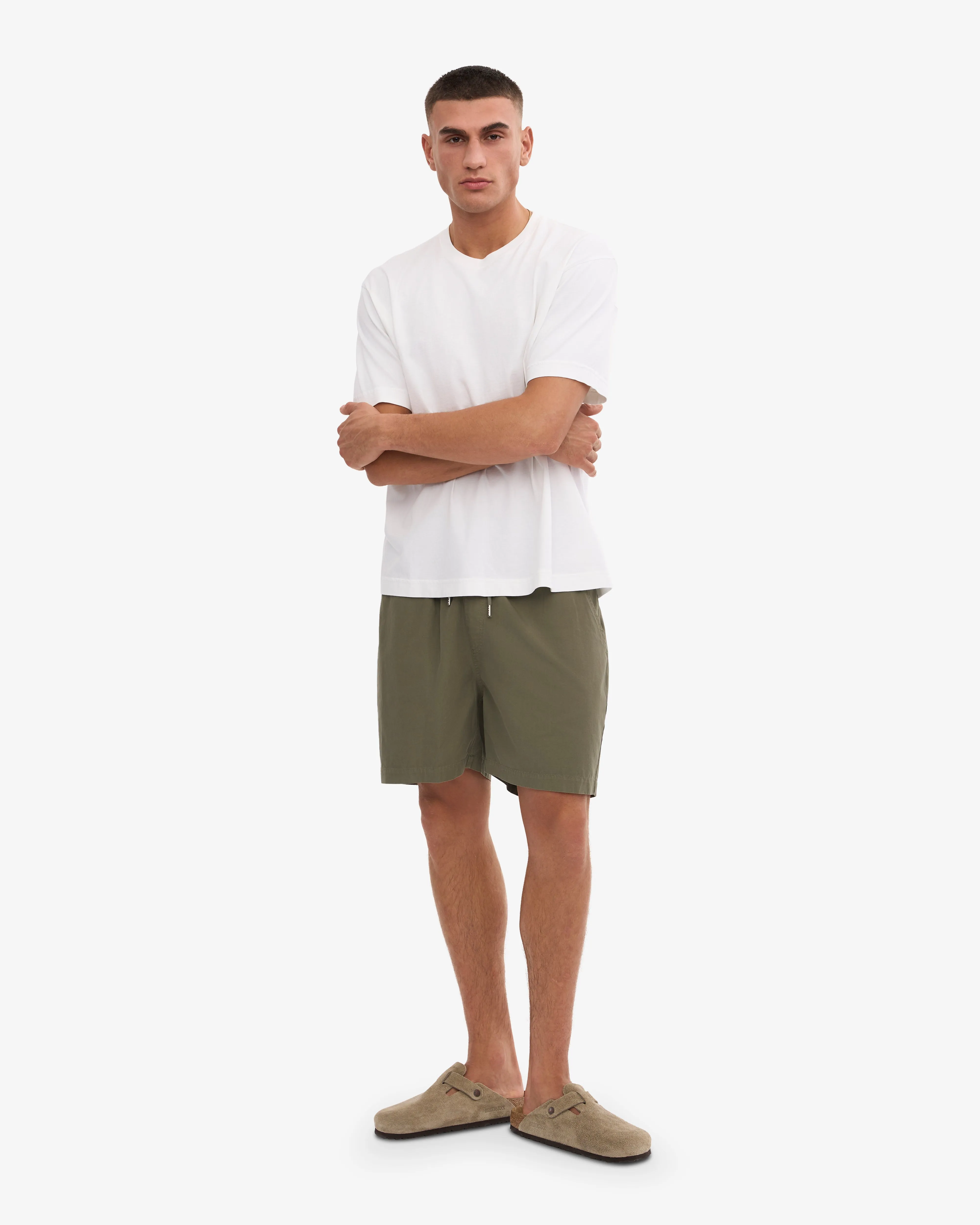 Organic Twill Shorts - Dusty Olive sold by Colorful Standard product image thumbnail 2