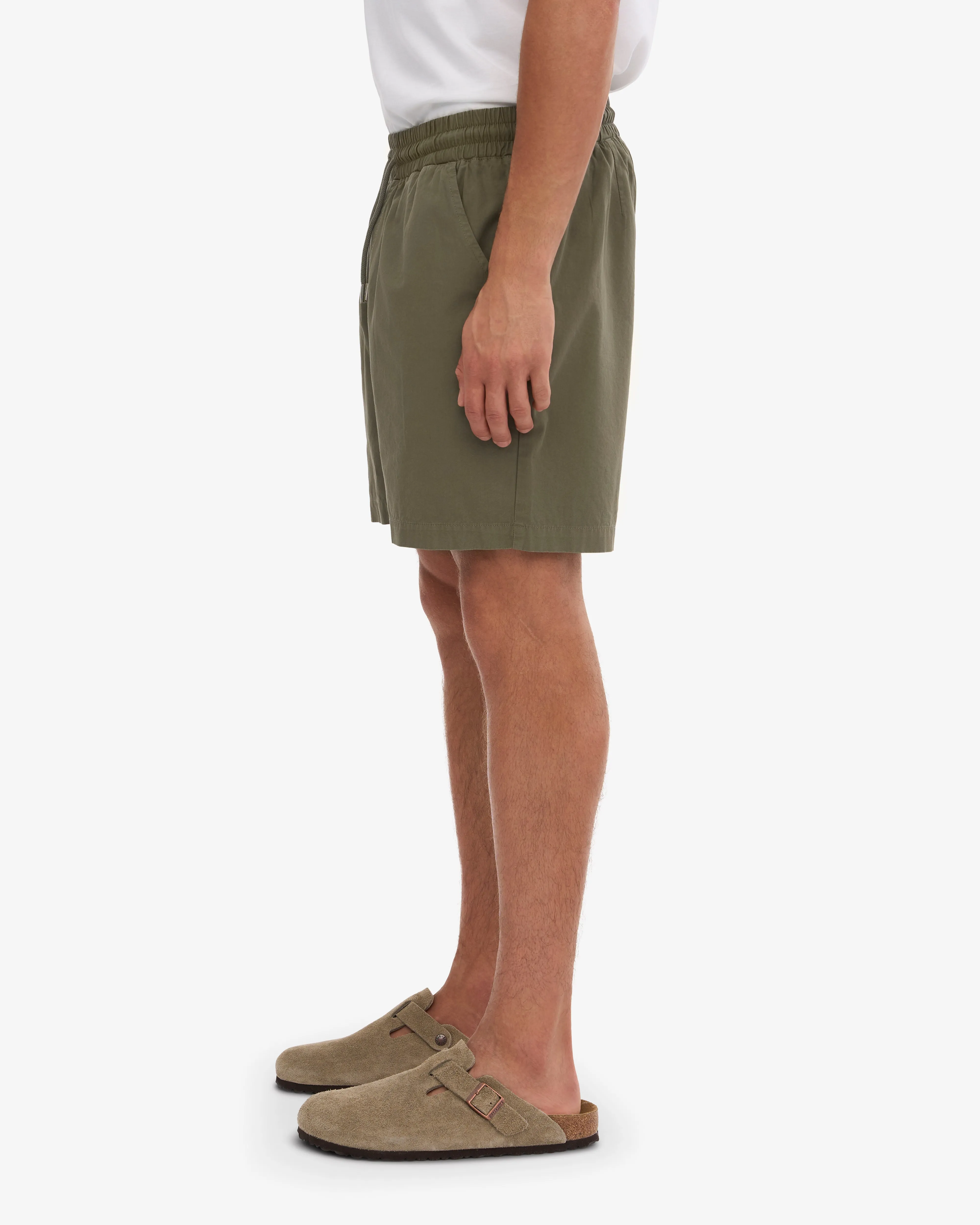 Organic Twill Shorts - Dusty Olive sold by Colorful Standard product image thumbnail 4