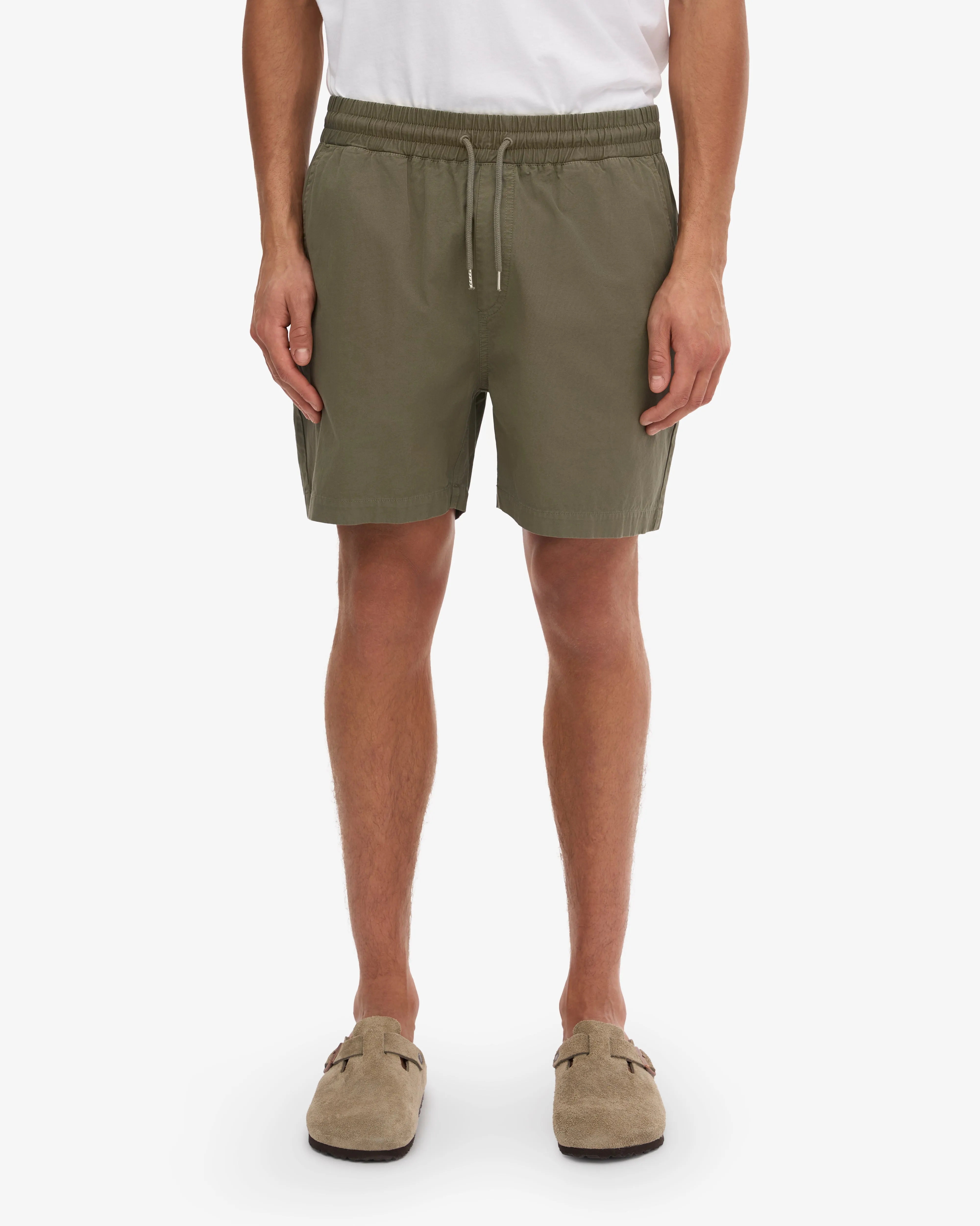 Organic Twill Shorts - Dusty Olive sold by Colorful Standard product image thumbnail 3