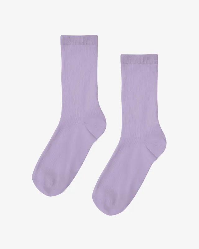 Women Classic Organic Sock - Soft Lavender sold by Colorful Standard