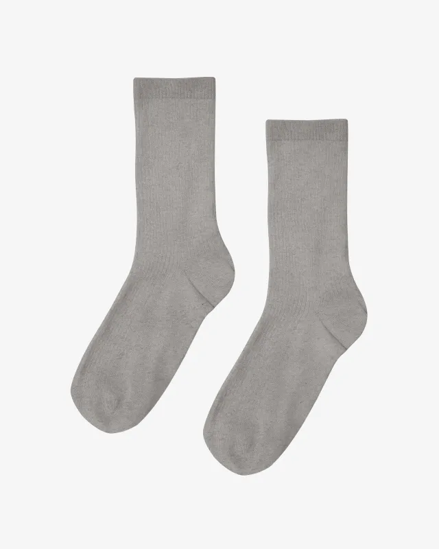 Women Classic Organic Sock - Heather Grey sold by Colorful Standard