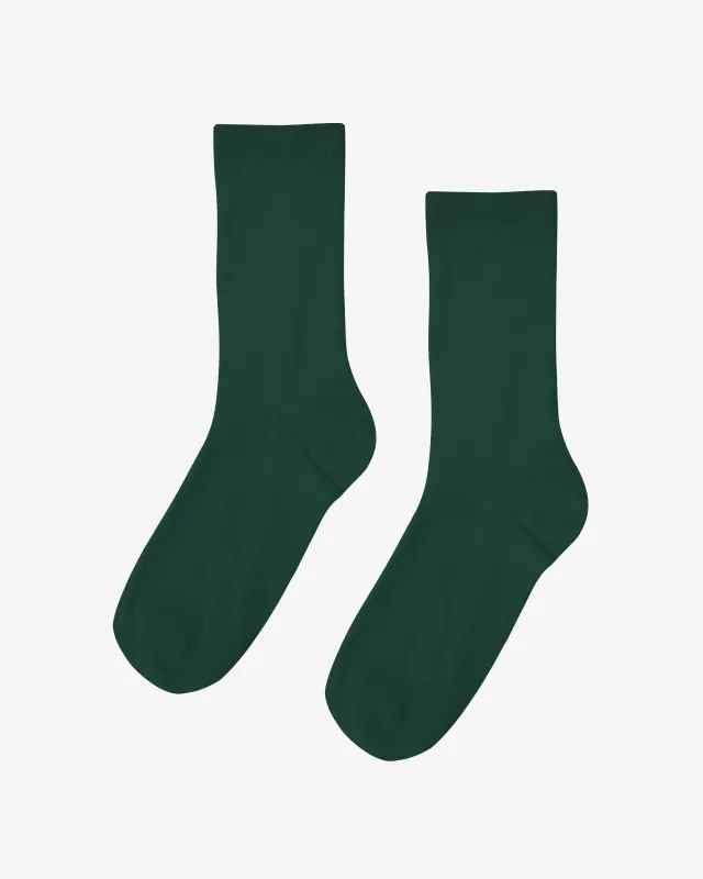 Women Classic Organic Sock - Emerald Green sold by Colorful Standard