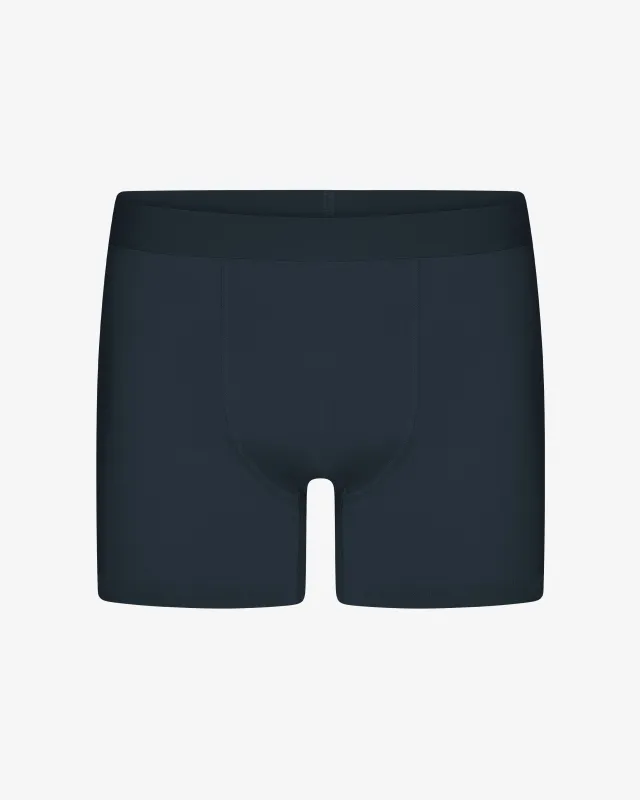 Classic Organic Boxer Briefs - Petrol Blue sold by Colorful Standard
