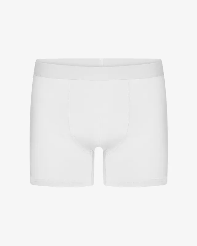 Classic Organic Boxer Briefs - Optical White sold by Colorful Standard