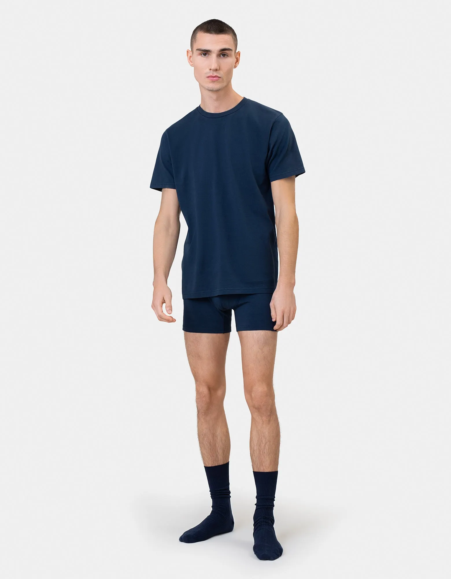 Classic Organic Boxer Briefs - Navy Blue sold by Colorful Standard product image thumbnail 2