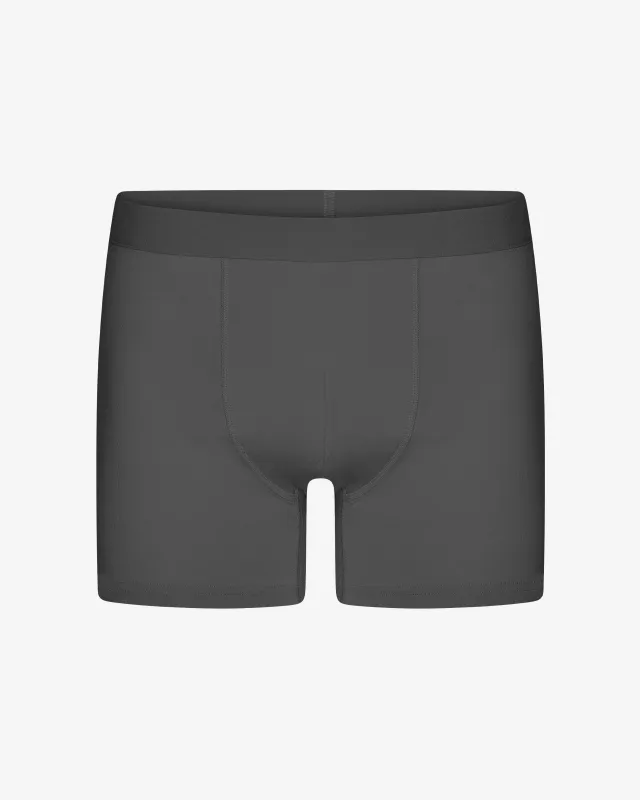 Classic Organic Boxer Briefs - Lava Grey sold by Colorful Standard