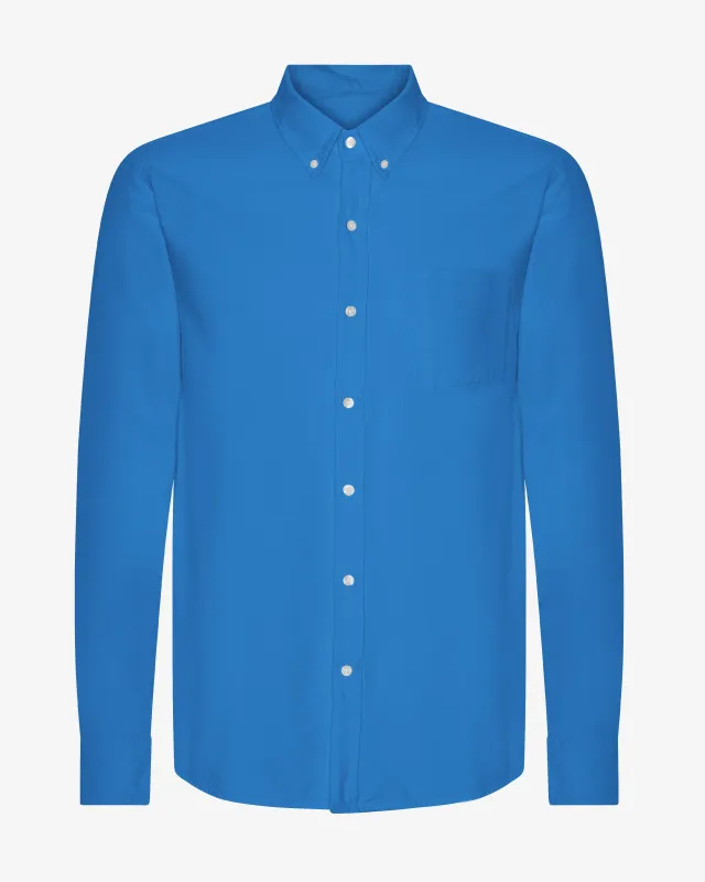 Organic Button Down Shirt - Pacific Blue sold by Colorful Standard