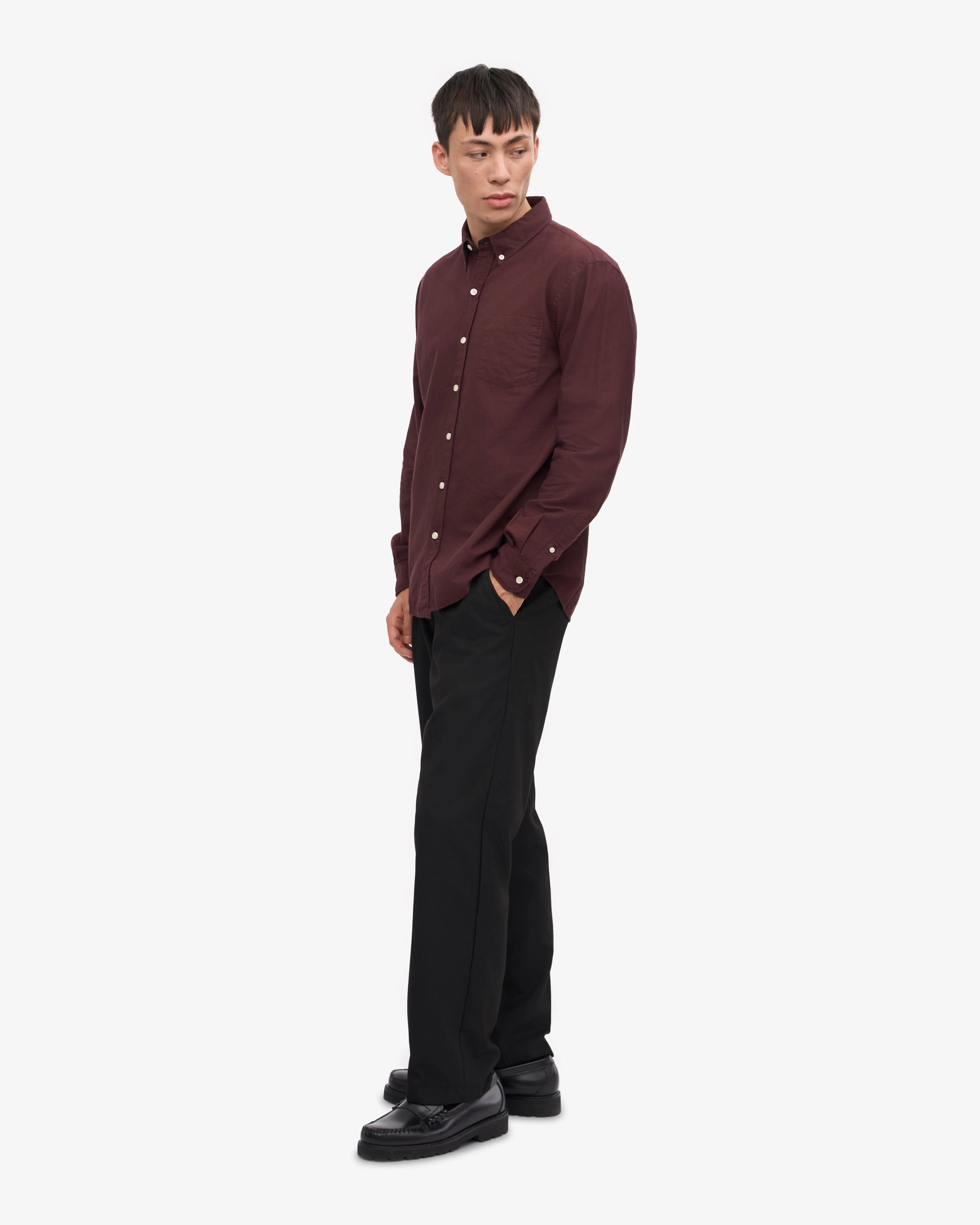 Organic Button Down Shirt - Oxblood Red sold by Colorful Standard product image thumbnail 5
