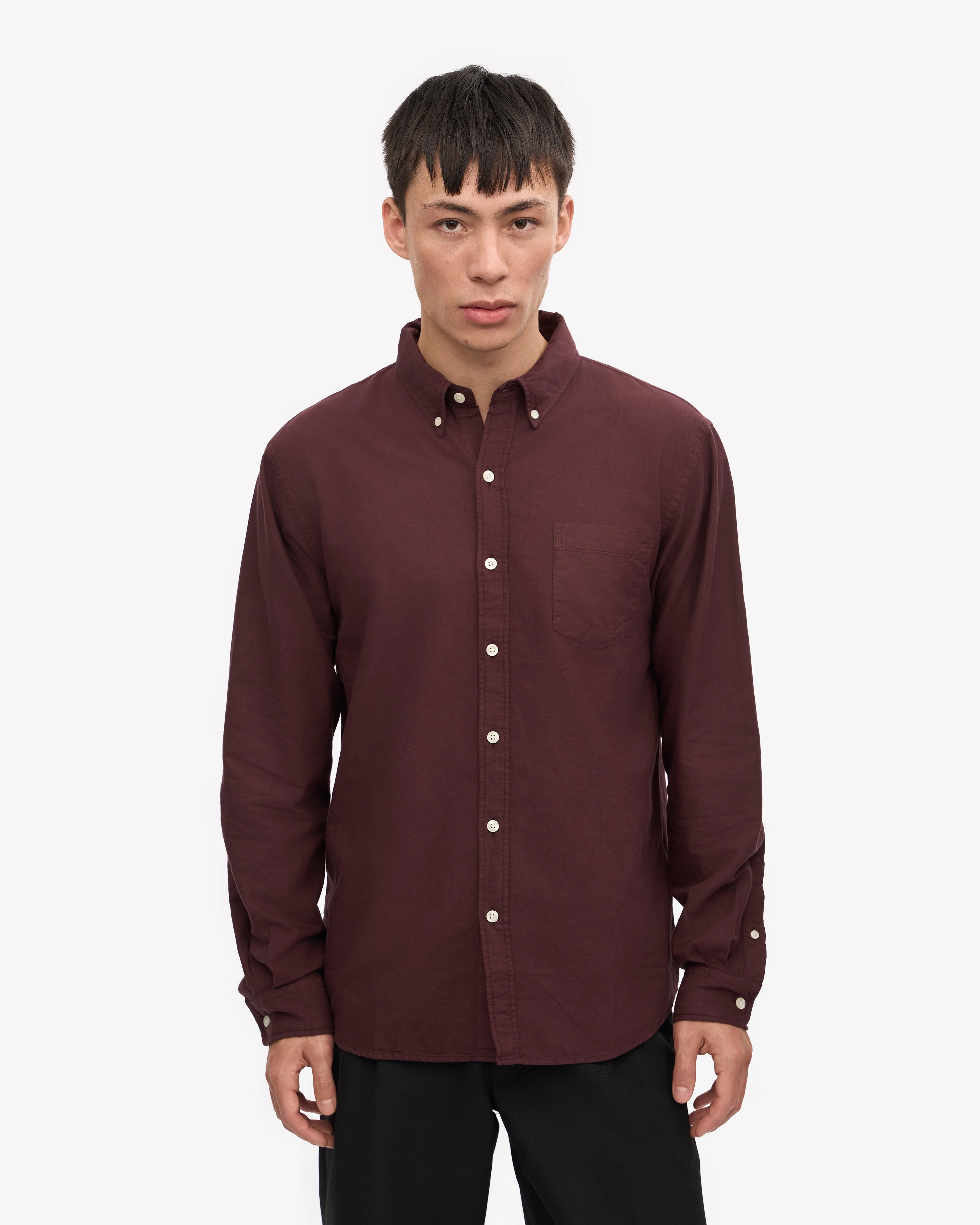 Organic Button Down Shirt - Oxblood Red sold by Colorful Standard product image thumbnail 2