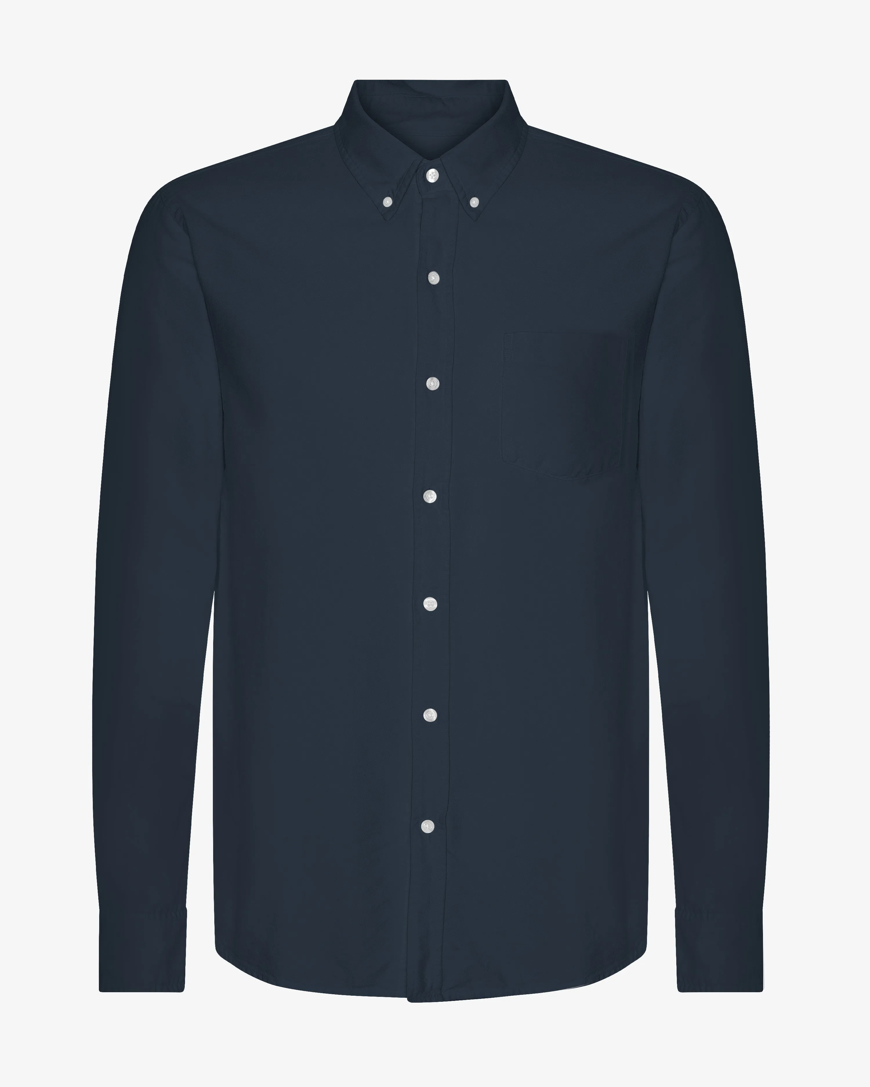 Organic Button Down Shirt - Navy Blue sold by Colorful Standard