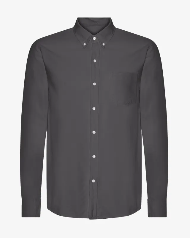 Organic Button Down Shirt - Lava Grey sold by Colorful Standard