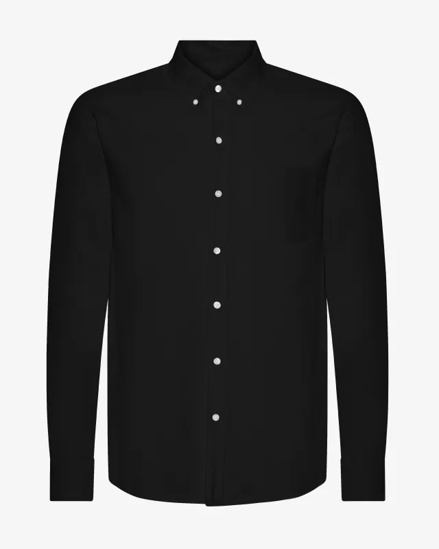 Organic Button Down Shirt - Deep Black sold by Colorful Standard