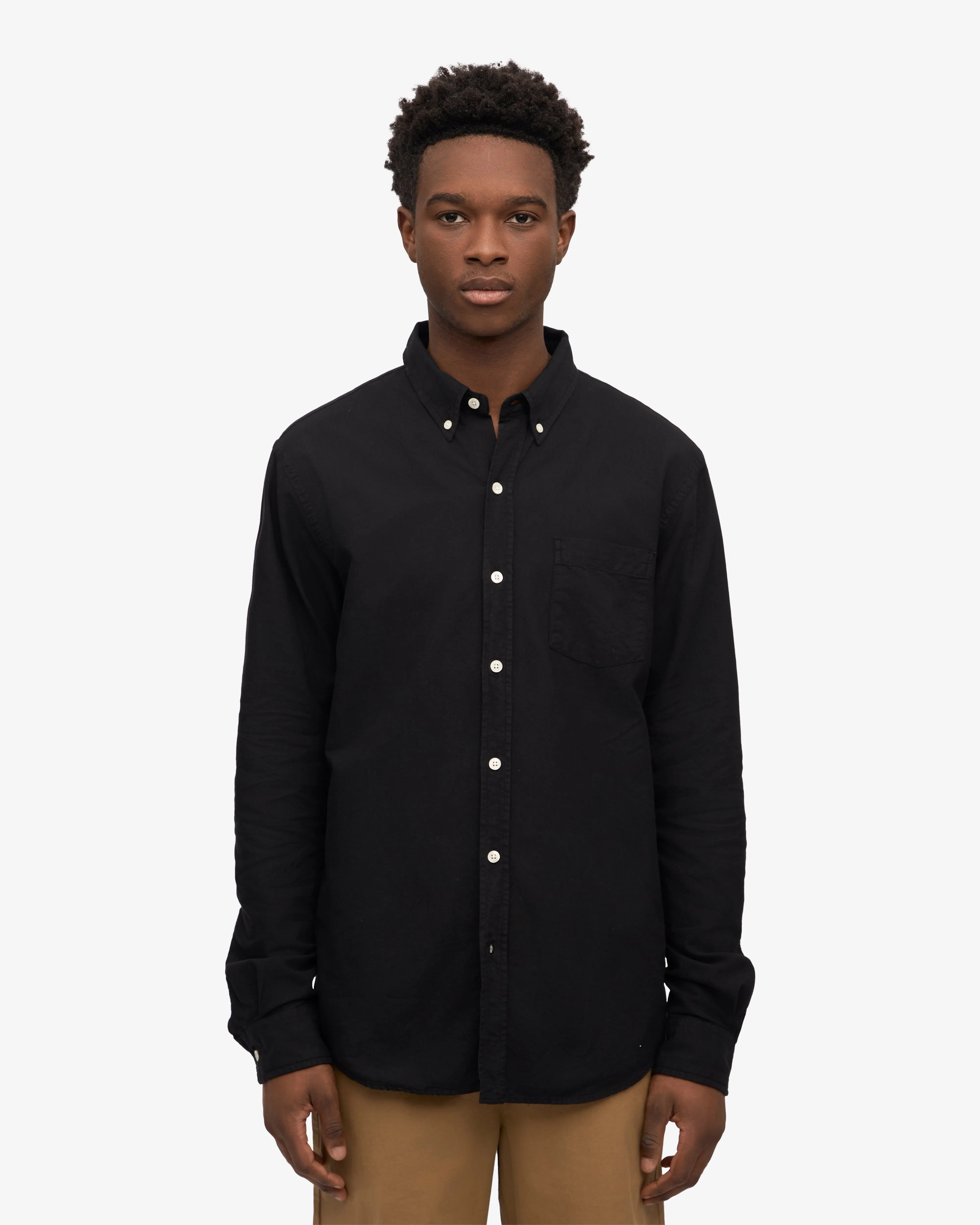 Organic Button Down Shirt - Deep Black sold by Colorful Standard product image thumbnail 2