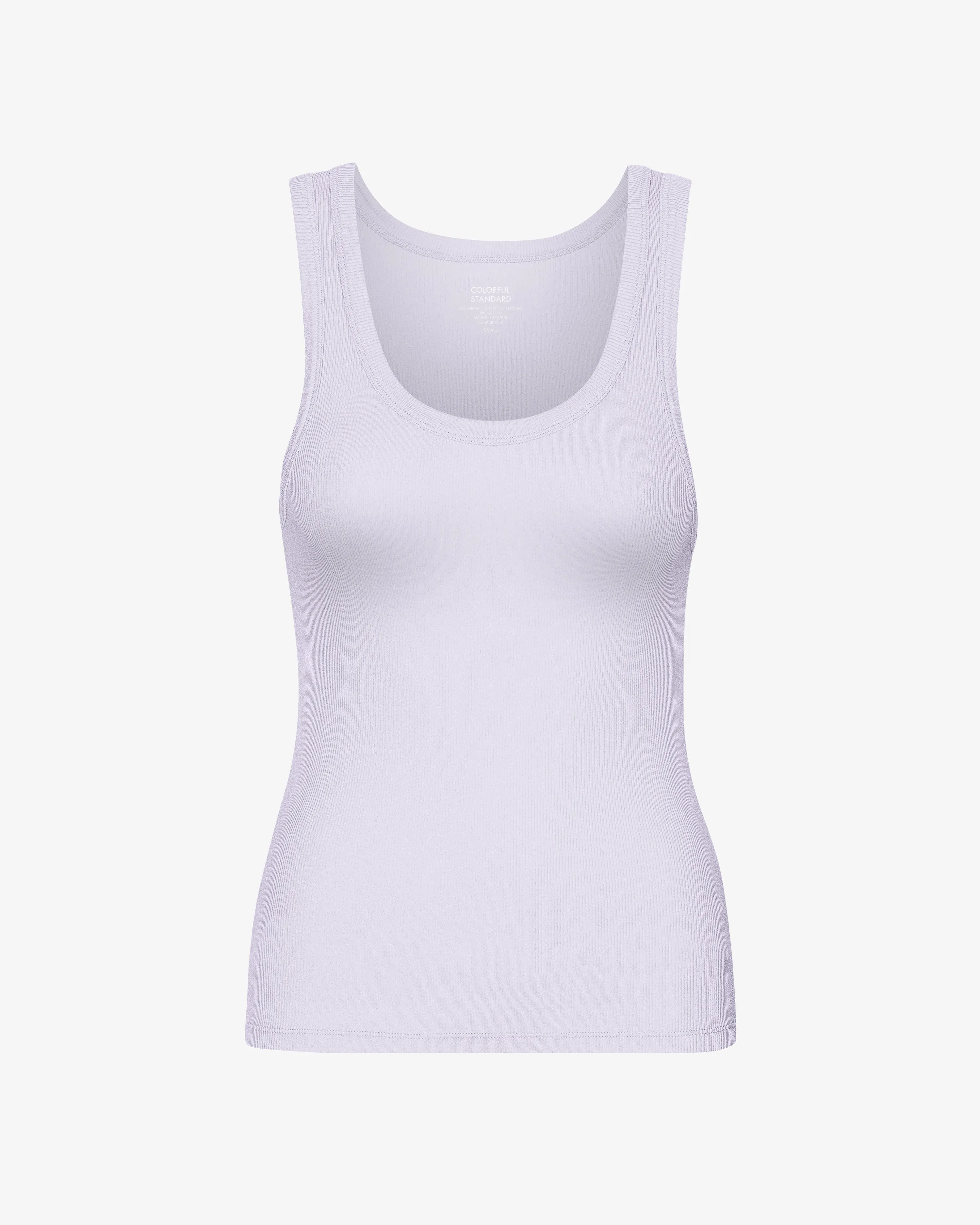 Women Organic Rib Tank Top - Soft Lavender sold by Colorful Standard