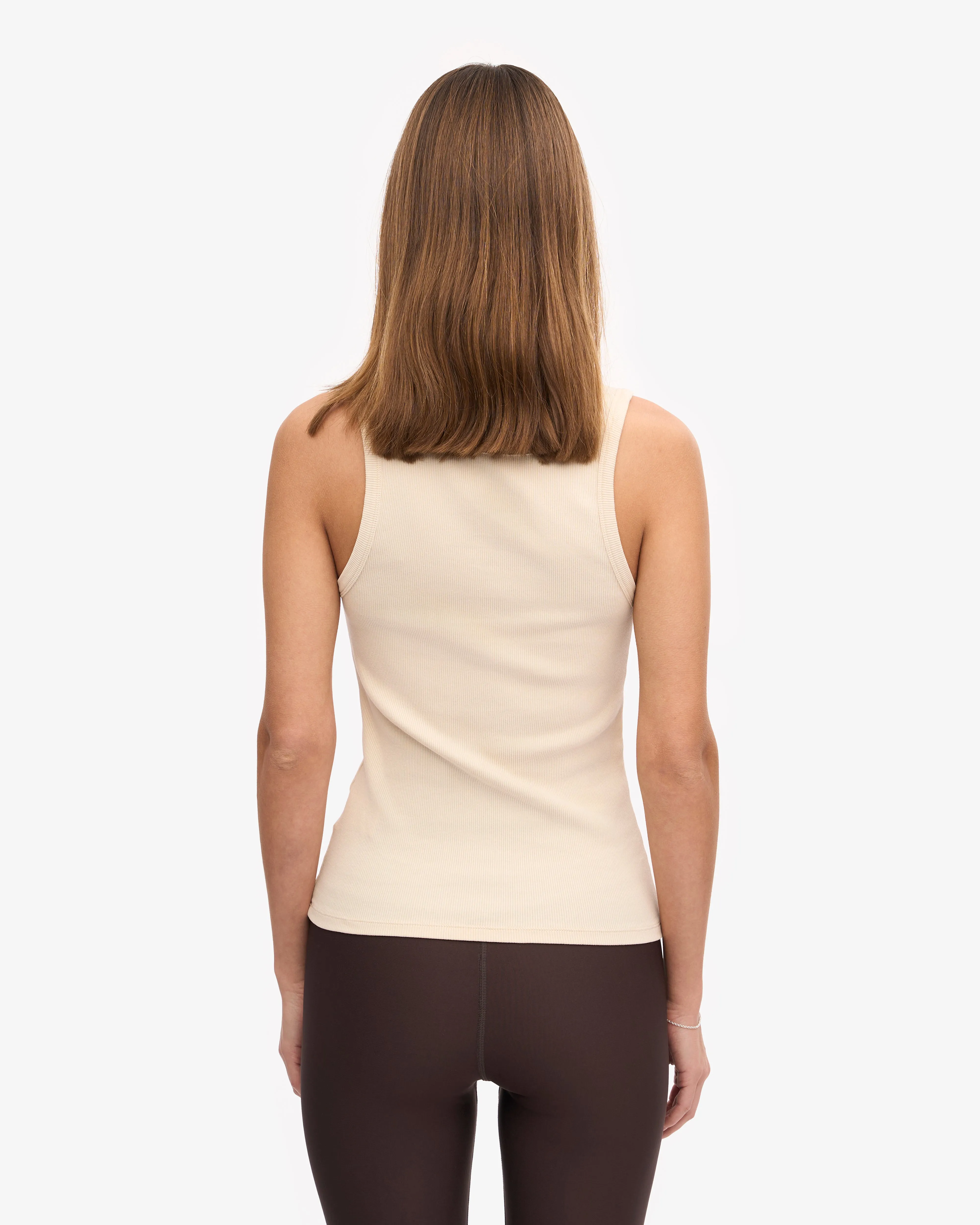 Women Organic Rib Tank Top - Ivory White sold by Colorful Standard product image thumbnail 5