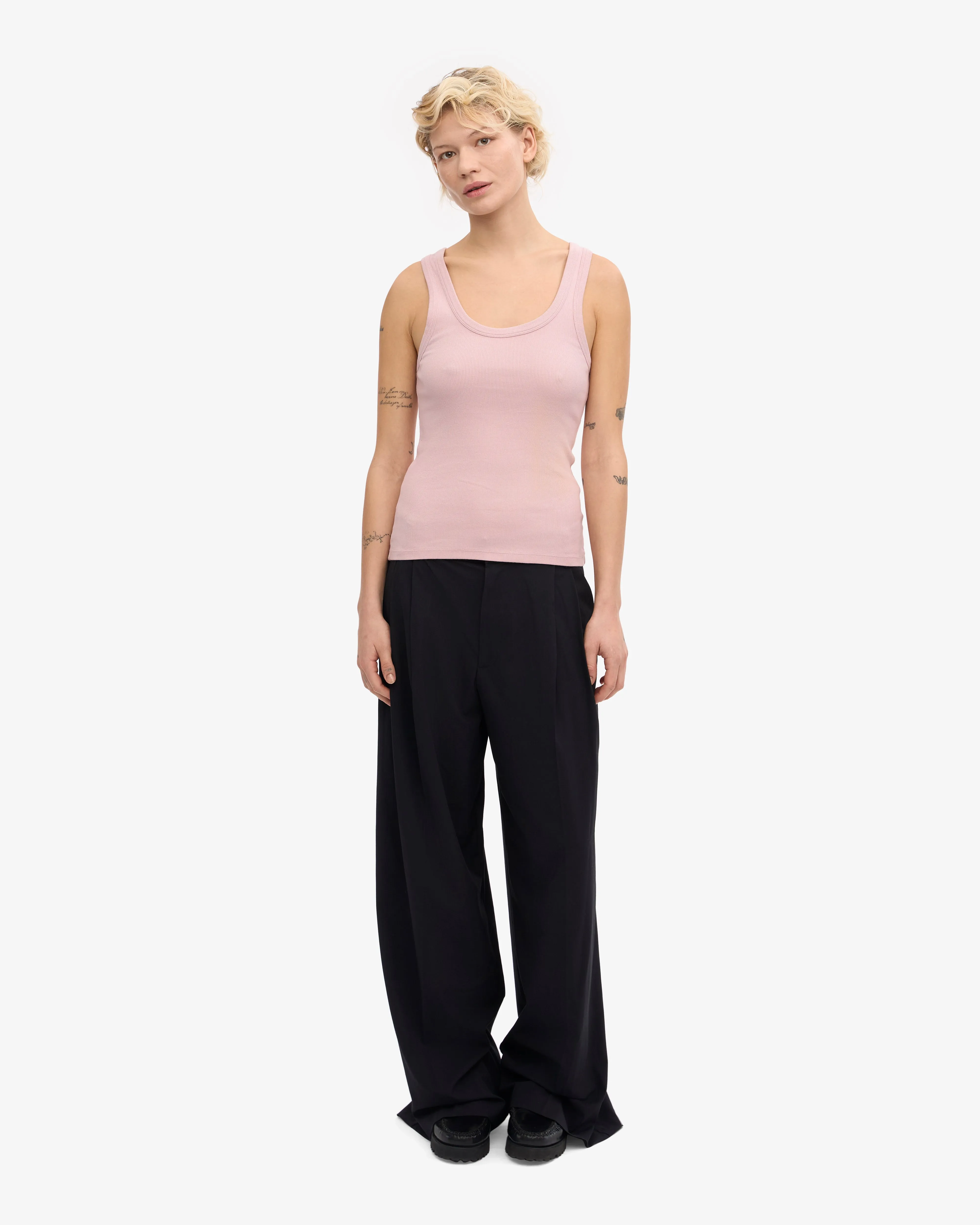 Women Organic Rib Tank Top - Faded Pink sold by Colorful Standard product image thumbnail 5