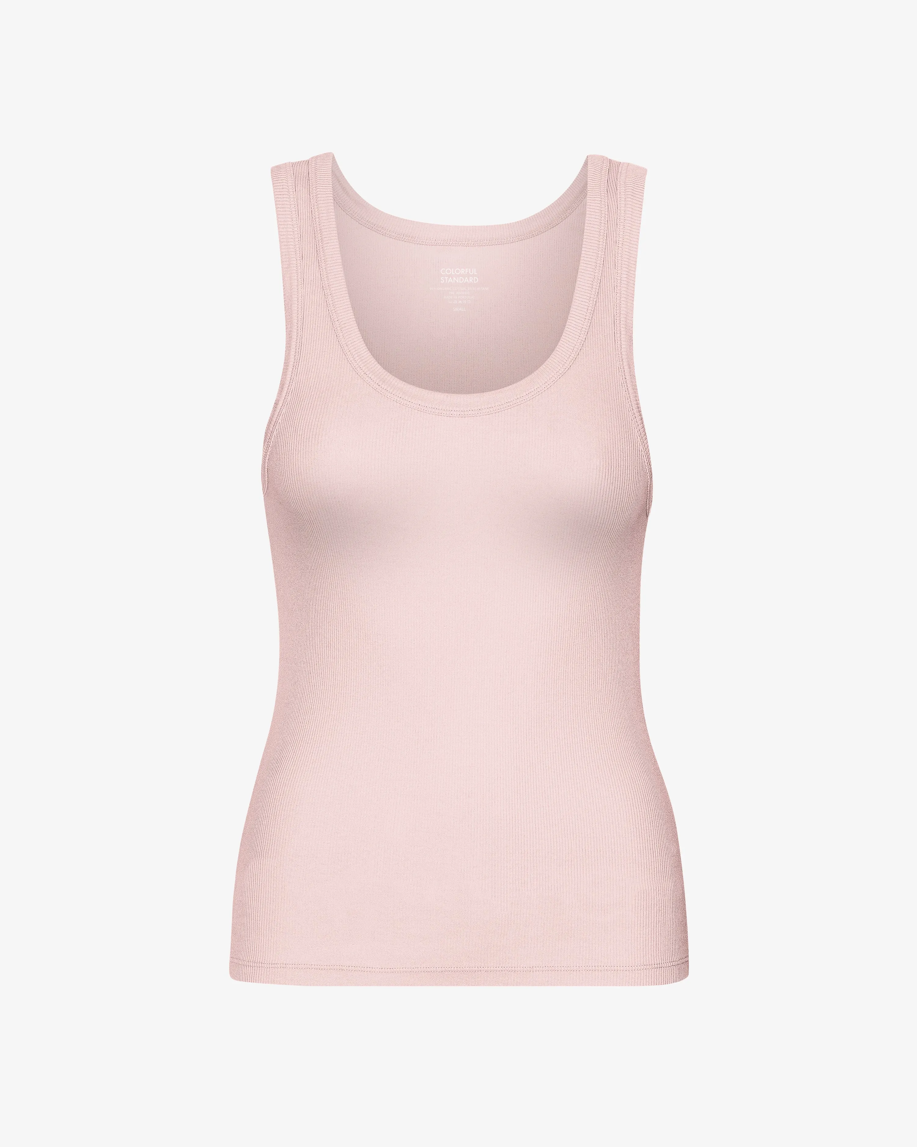 Women Organic Rib Tank Top - Faded Pink sold by Colorful Standard