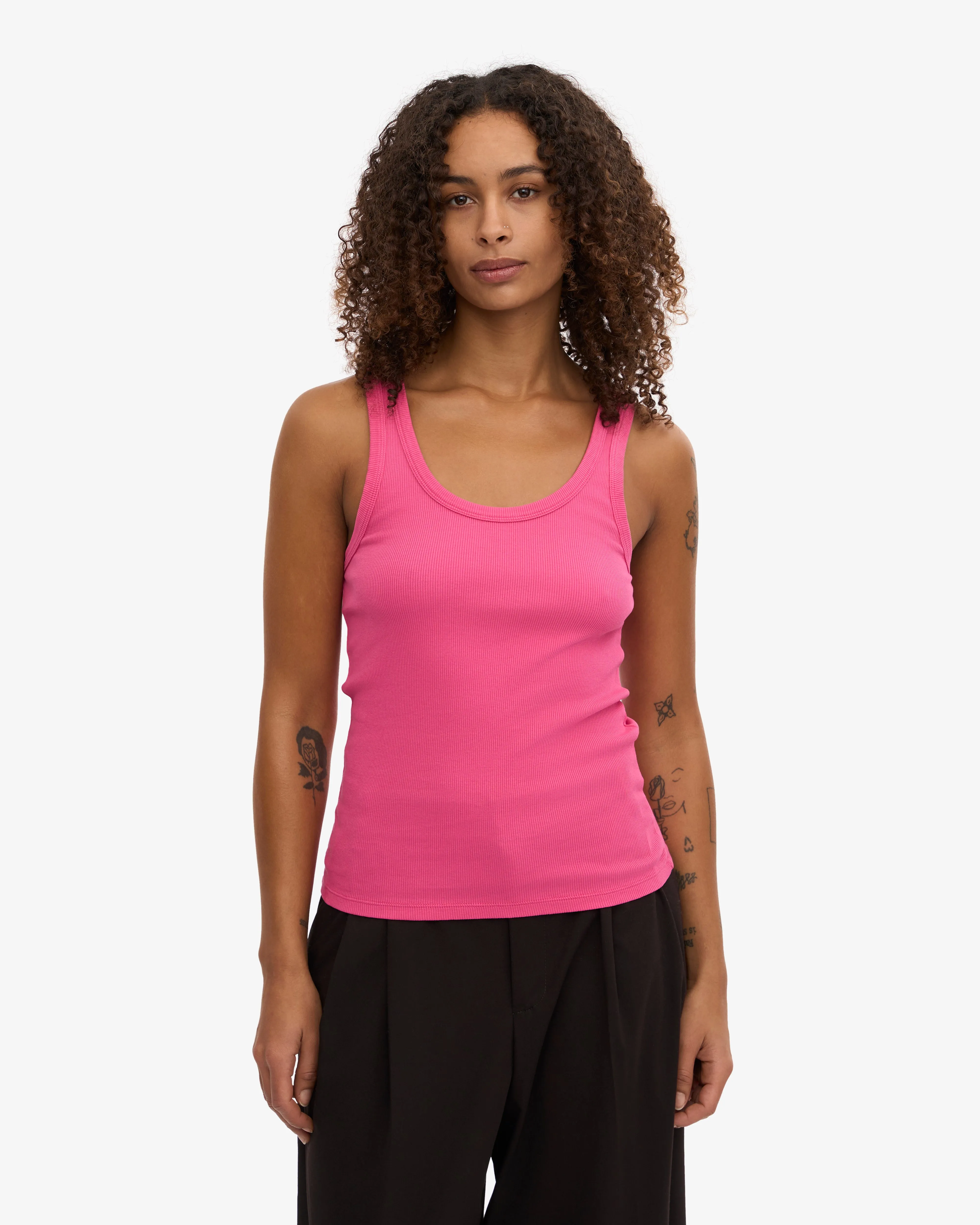 Women Organic Rib Tank Top - Bubblegum Pink sold by Colorful Standard product image thumbnail 2