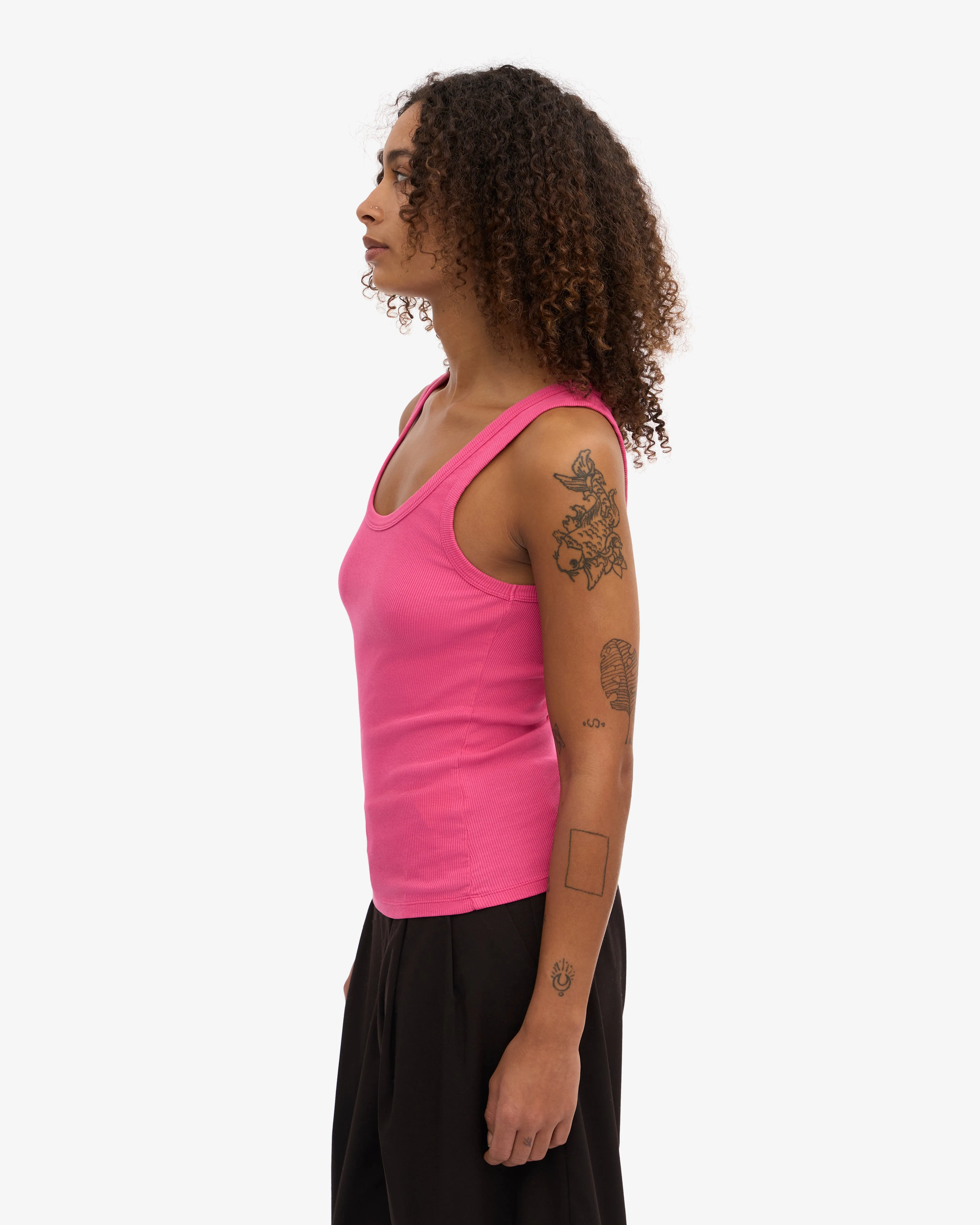 Women Organic Rib Tank Top - Bubblegum Pink sold by Colorful Standard product image thumbnail 3