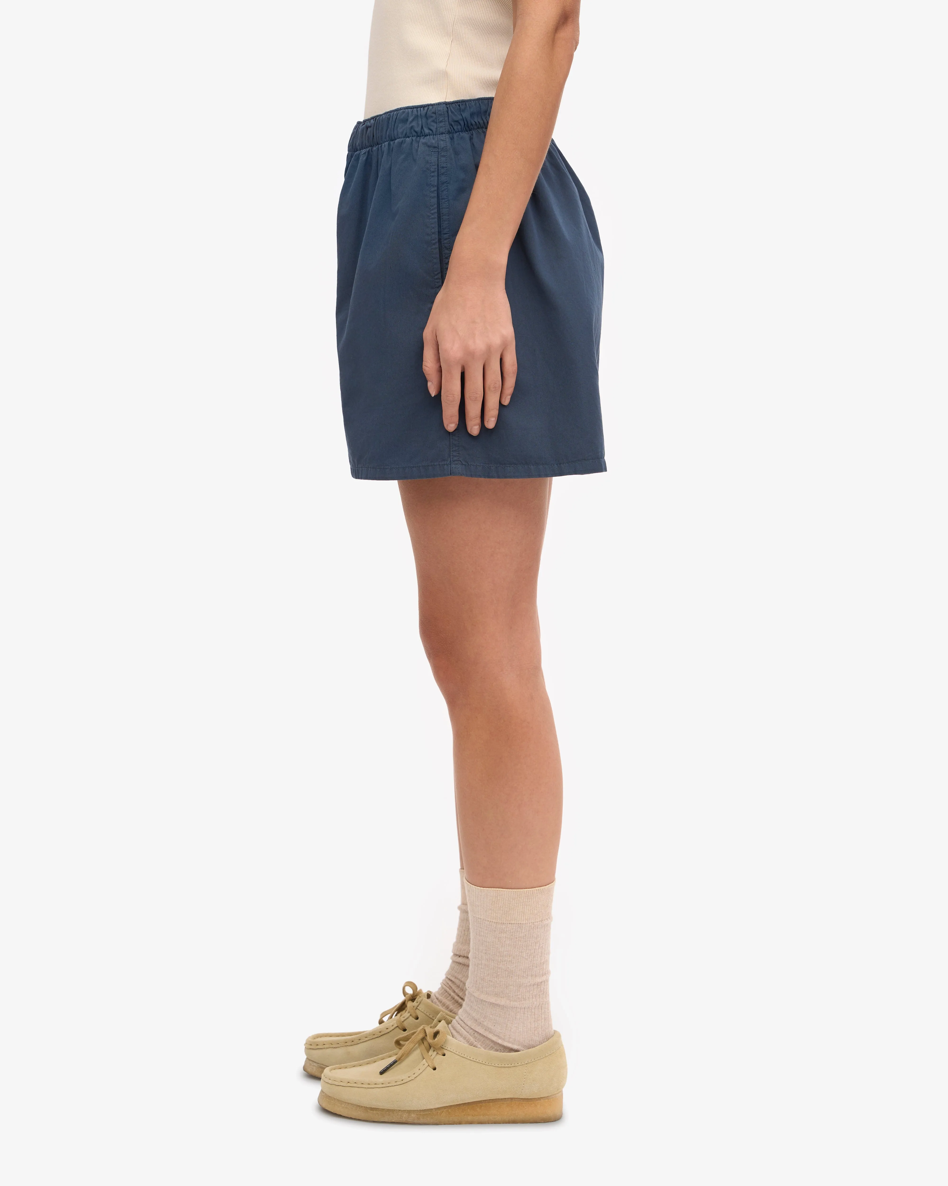 Women Organic Twill Shorts - Petrol Blue sold by Colorful Standard product image thumbnail 4