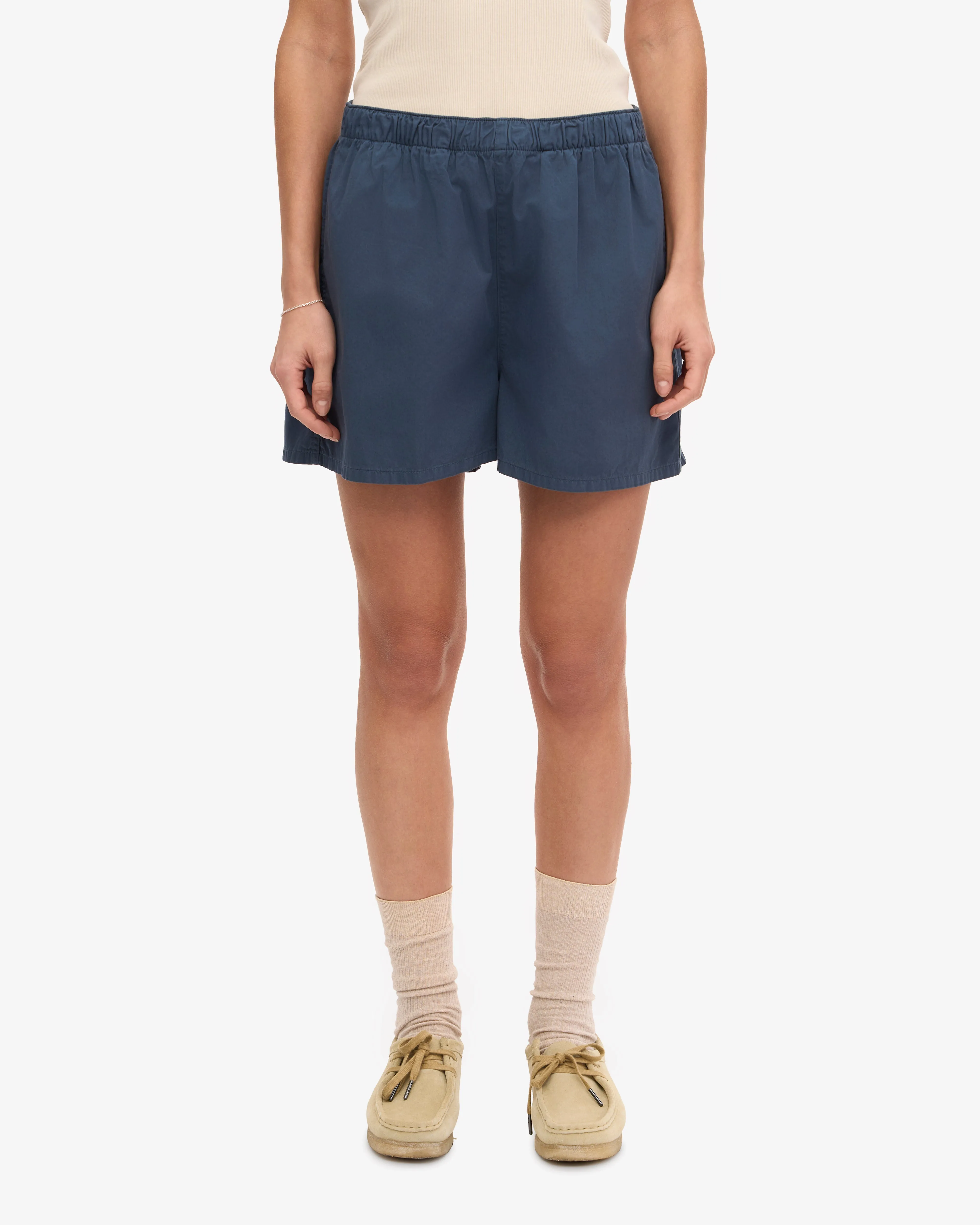 Women Organic Twill Shorts - Petrol Blue sold by Colorful Standard product image thumbnail 3