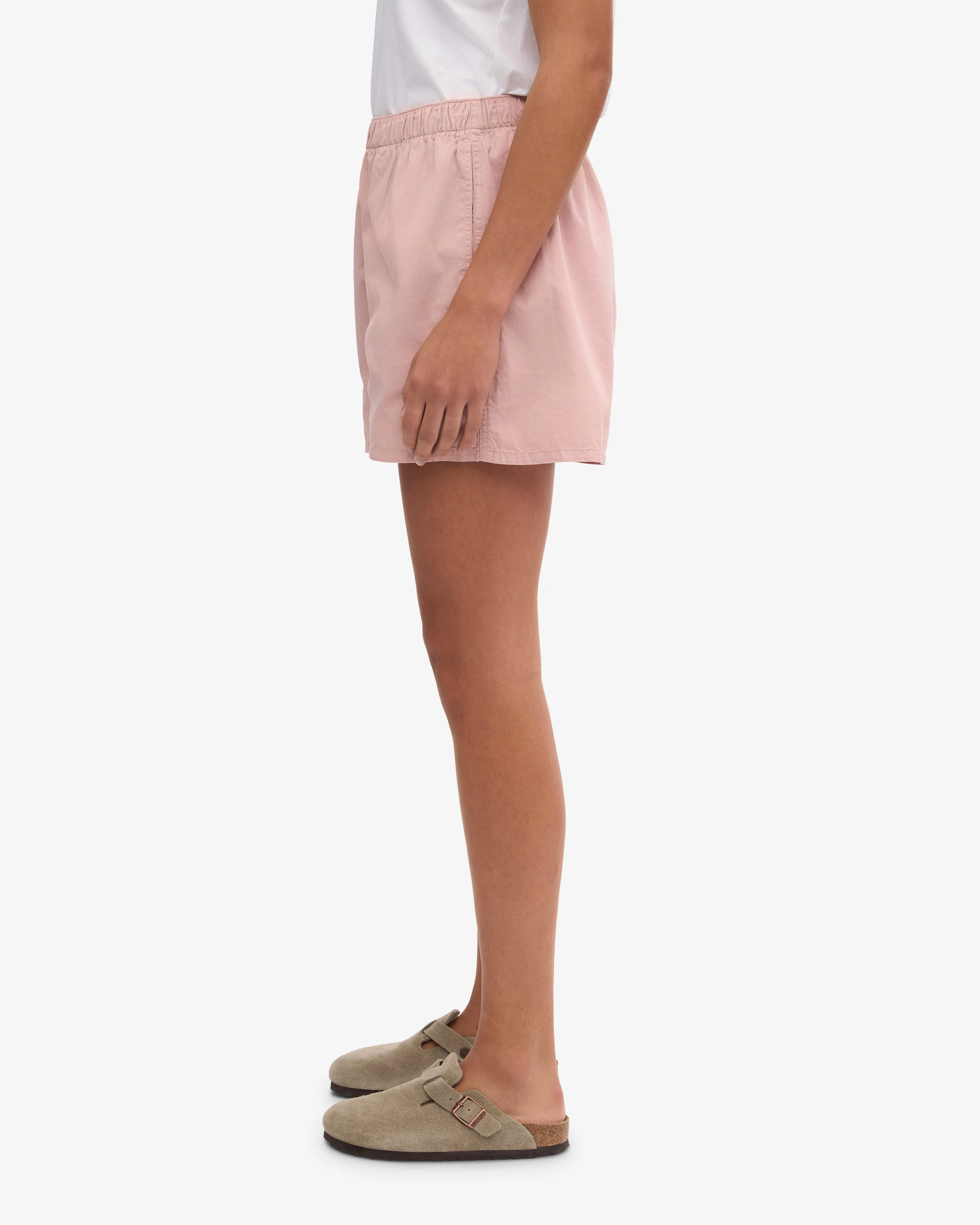 Women Organic Twill Shorts - Faded Pink sold by Colorful Standard product image thumbnail 4