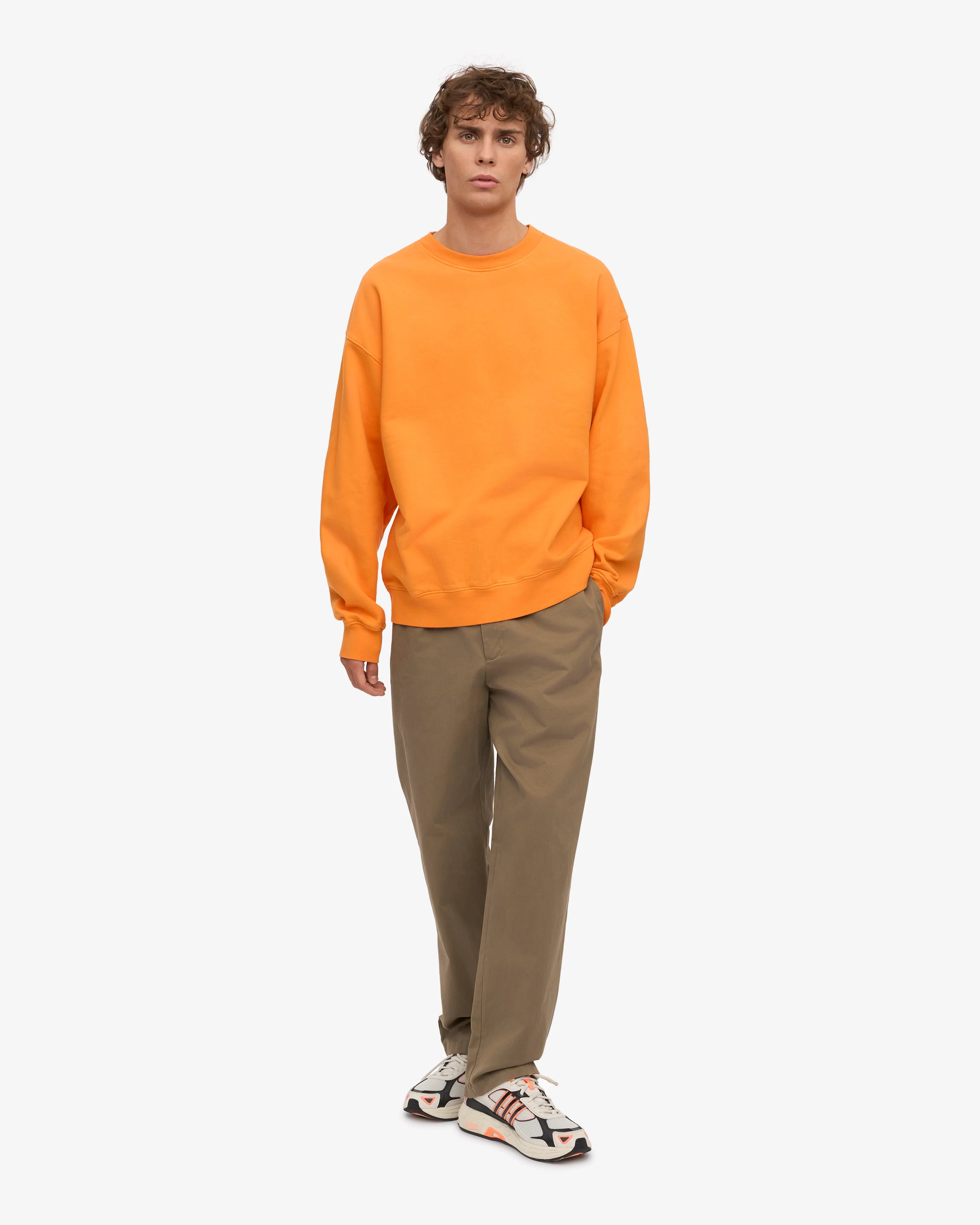 Organic Oversized Crew - Sunny Orange sold by Colorful Standard product image thumbnail 5