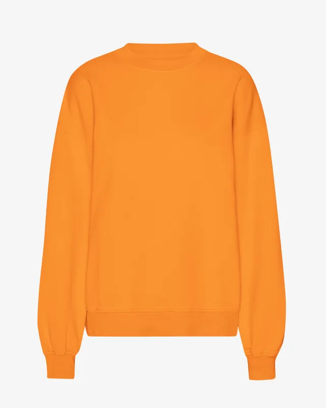 Organic Oversized Crew - Sunny Orange sold by Colorful Standard