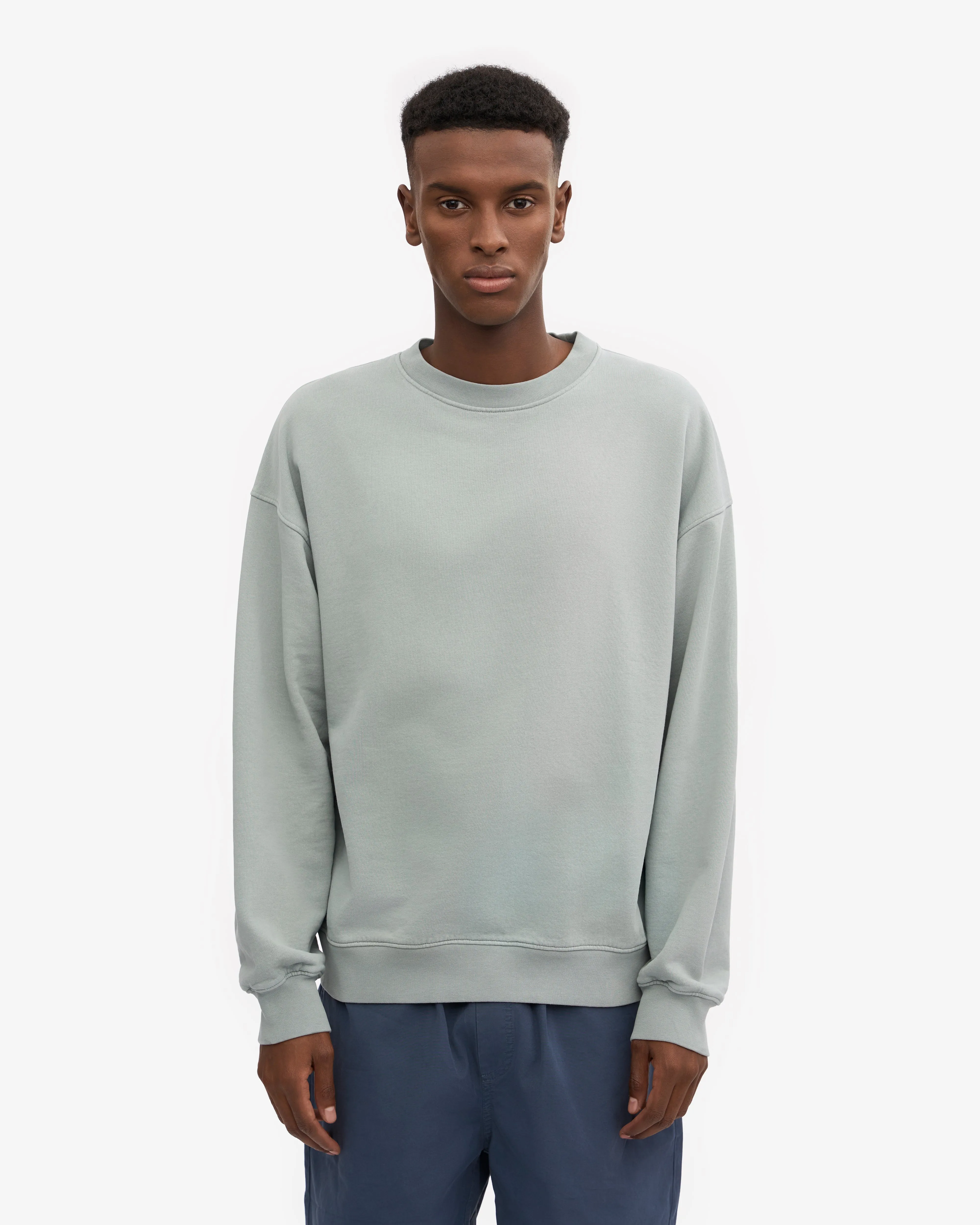 Organic Oversized Crew - Steel Blue sold by Colorful Standard product image thumbnail 2