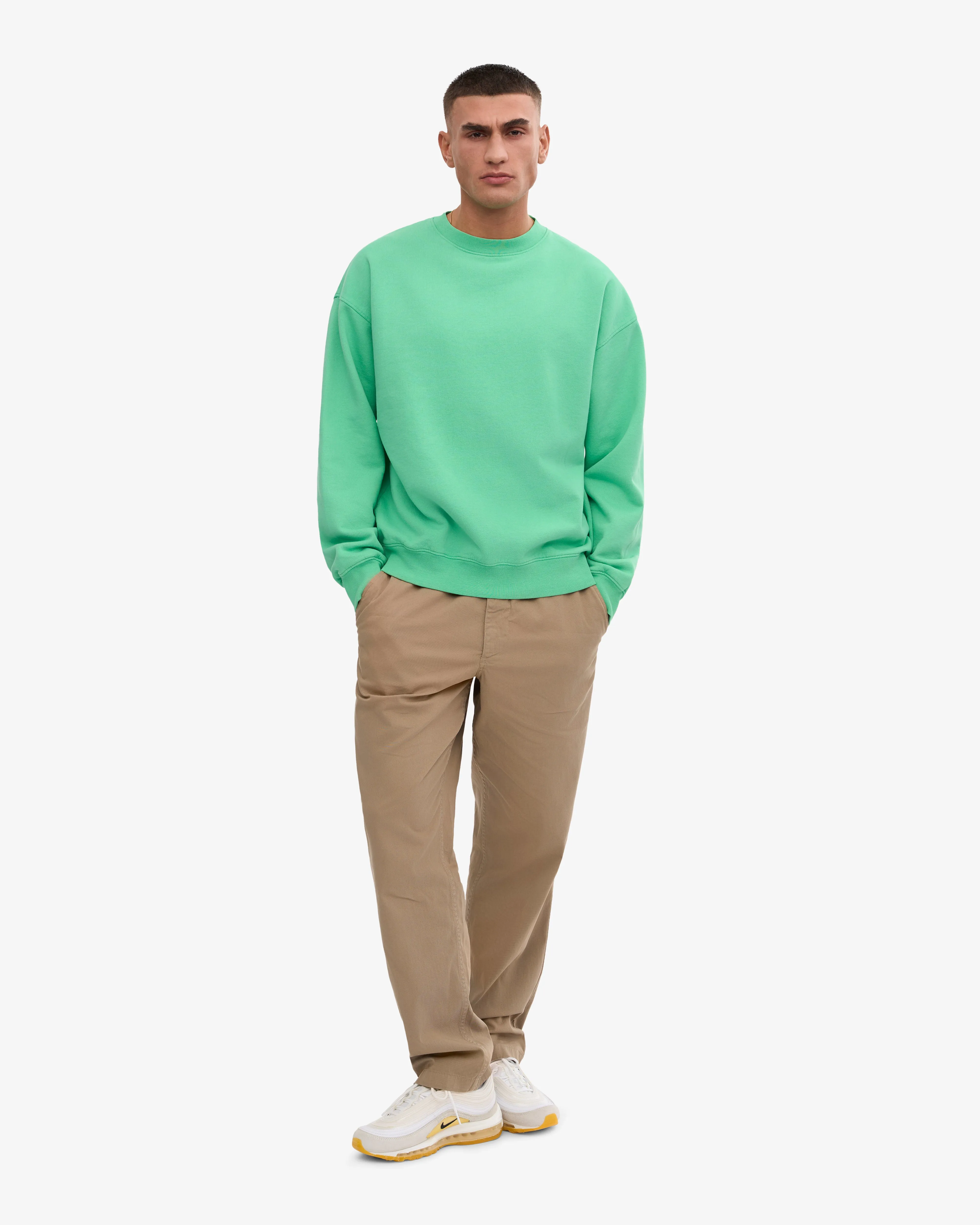Organic Oversized Crew - Spring Green sold by Colorful Standard product image thumbnail 5