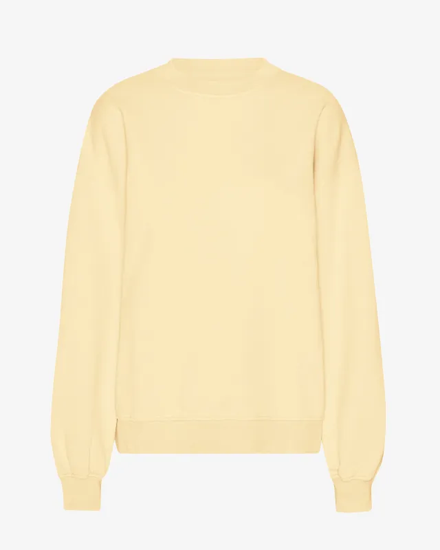 Organic Oversized Crew - Soft Yellow sold by Colorful Standard