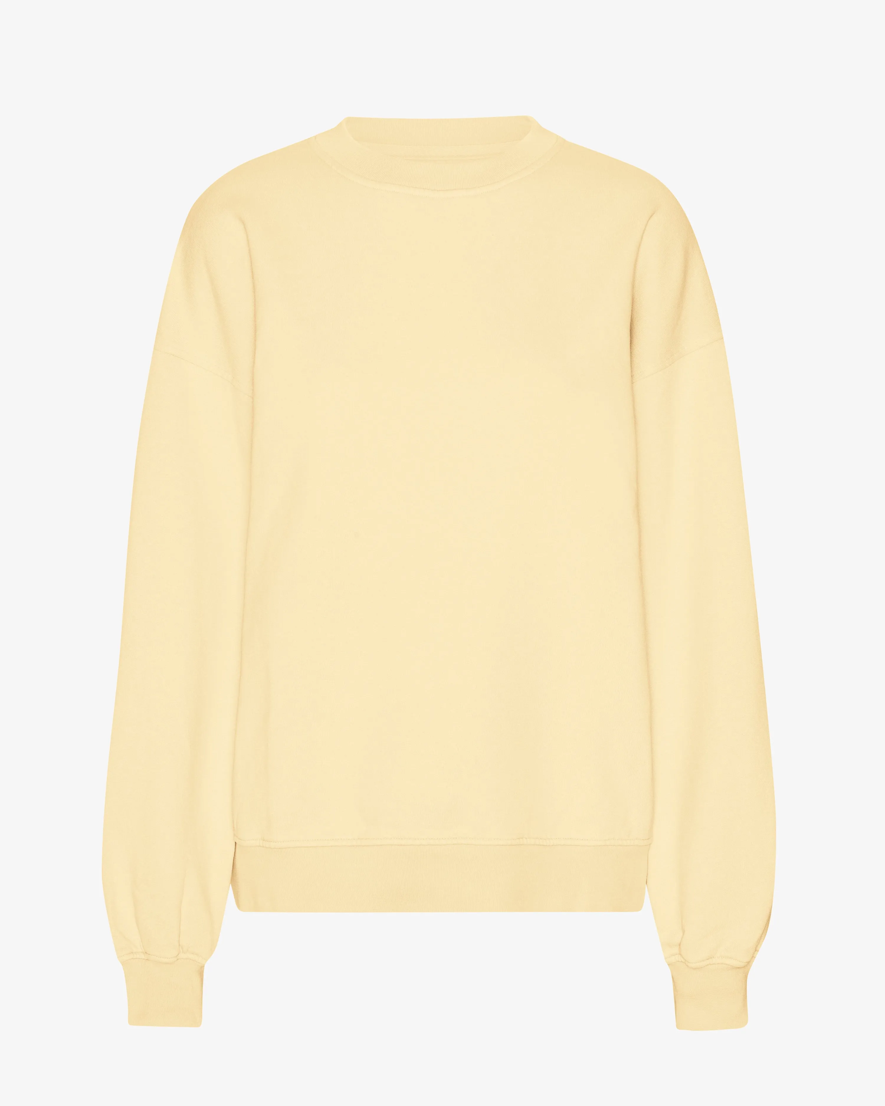 Organic Oversized Crew - Soft Yellow sold by Colorful Standard