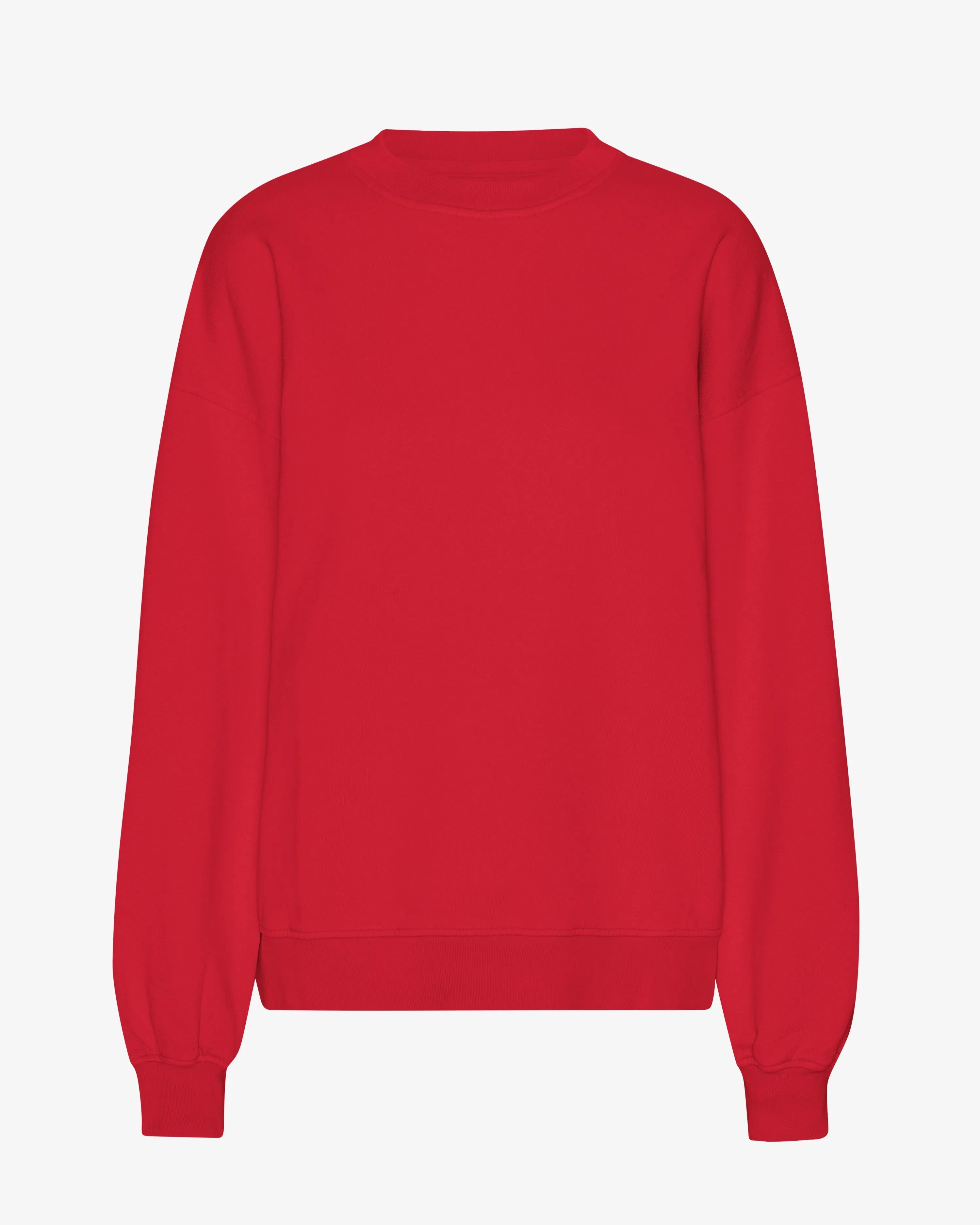 Organic Oversized Crew - Scarlet Red sold by Colorful Standard