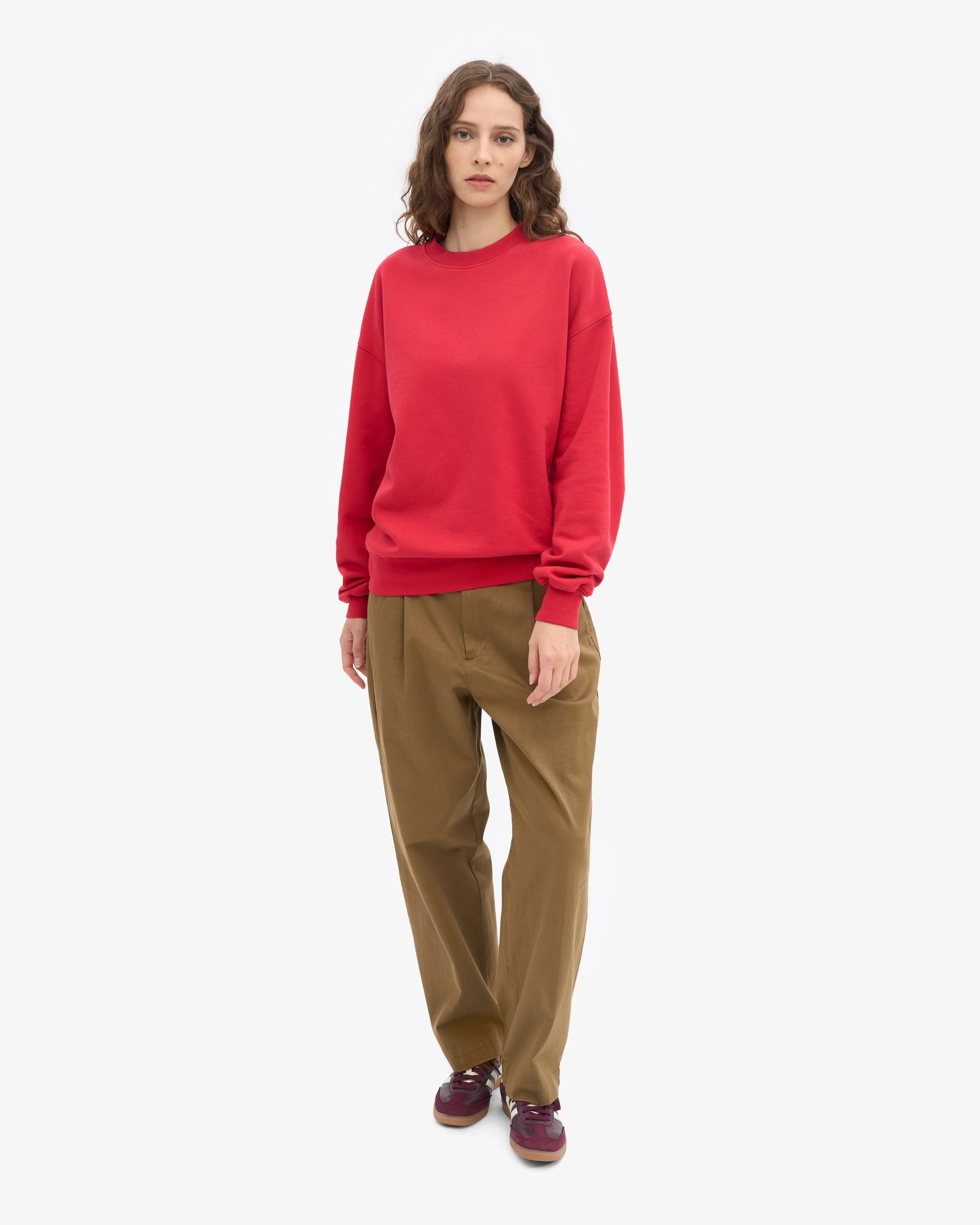 Organic Oversized Crew - Scarlet Red sold by Colorful Standard product image thumbnail 5